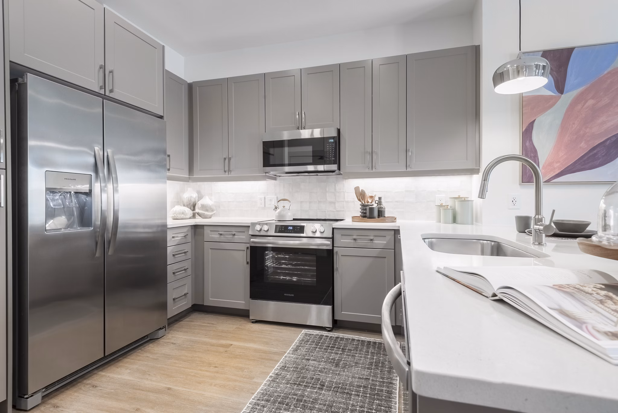 Kitchen at The Wentworth at Lexington Ranch Apartments