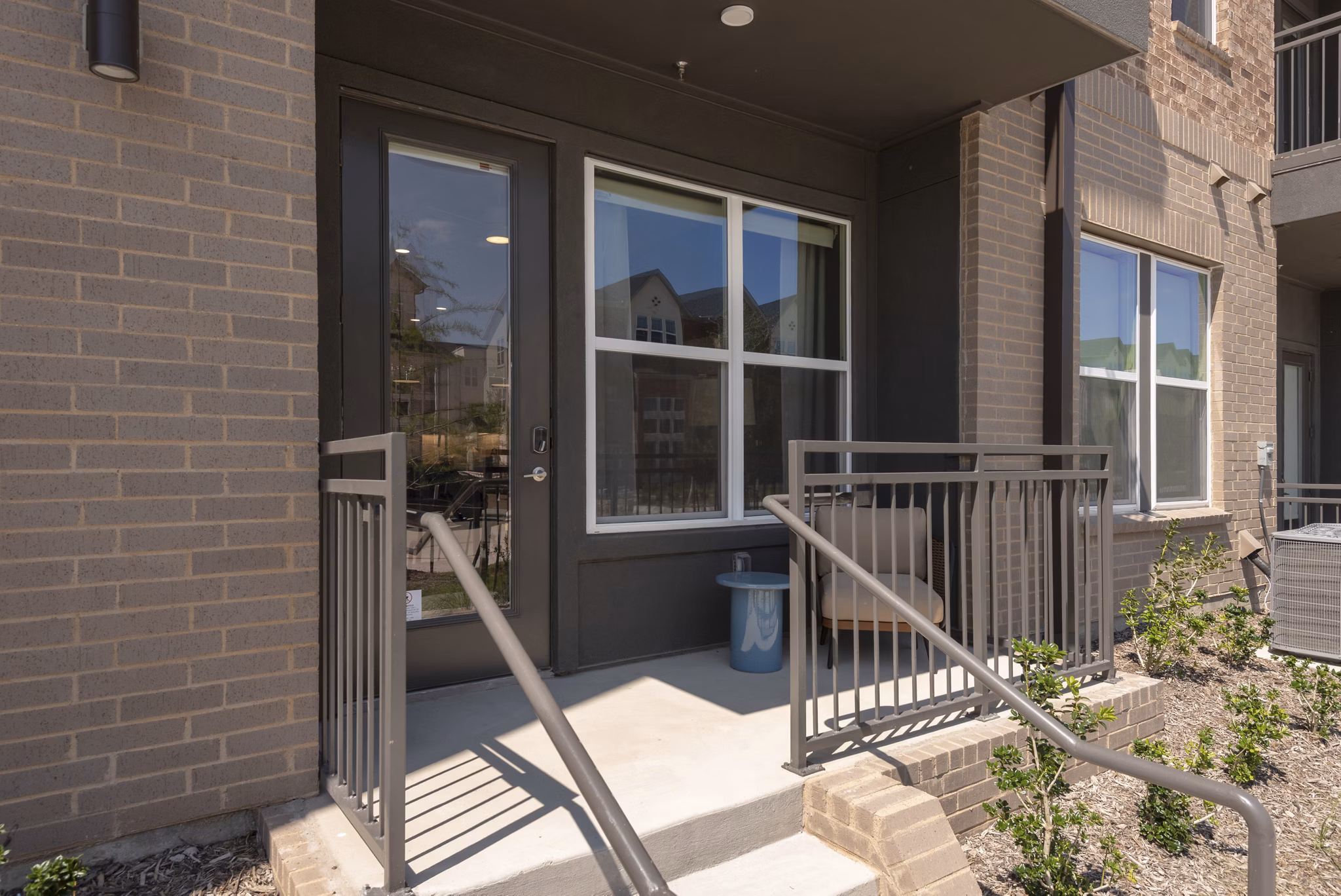 Patio at The Wentworth at Lexington Ranch Apartments