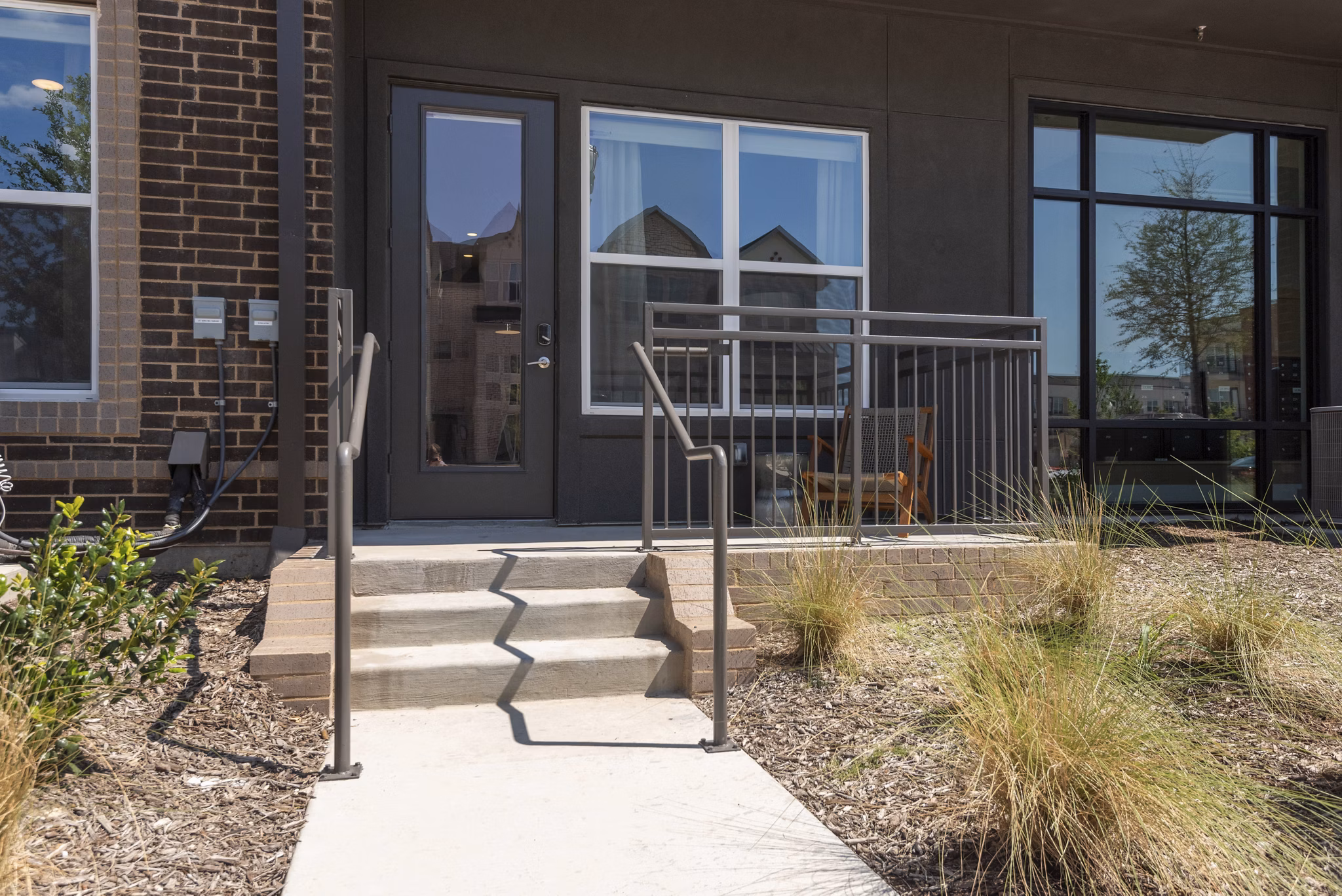 Patio at The Wentworth at Lexington Ranch Apartments