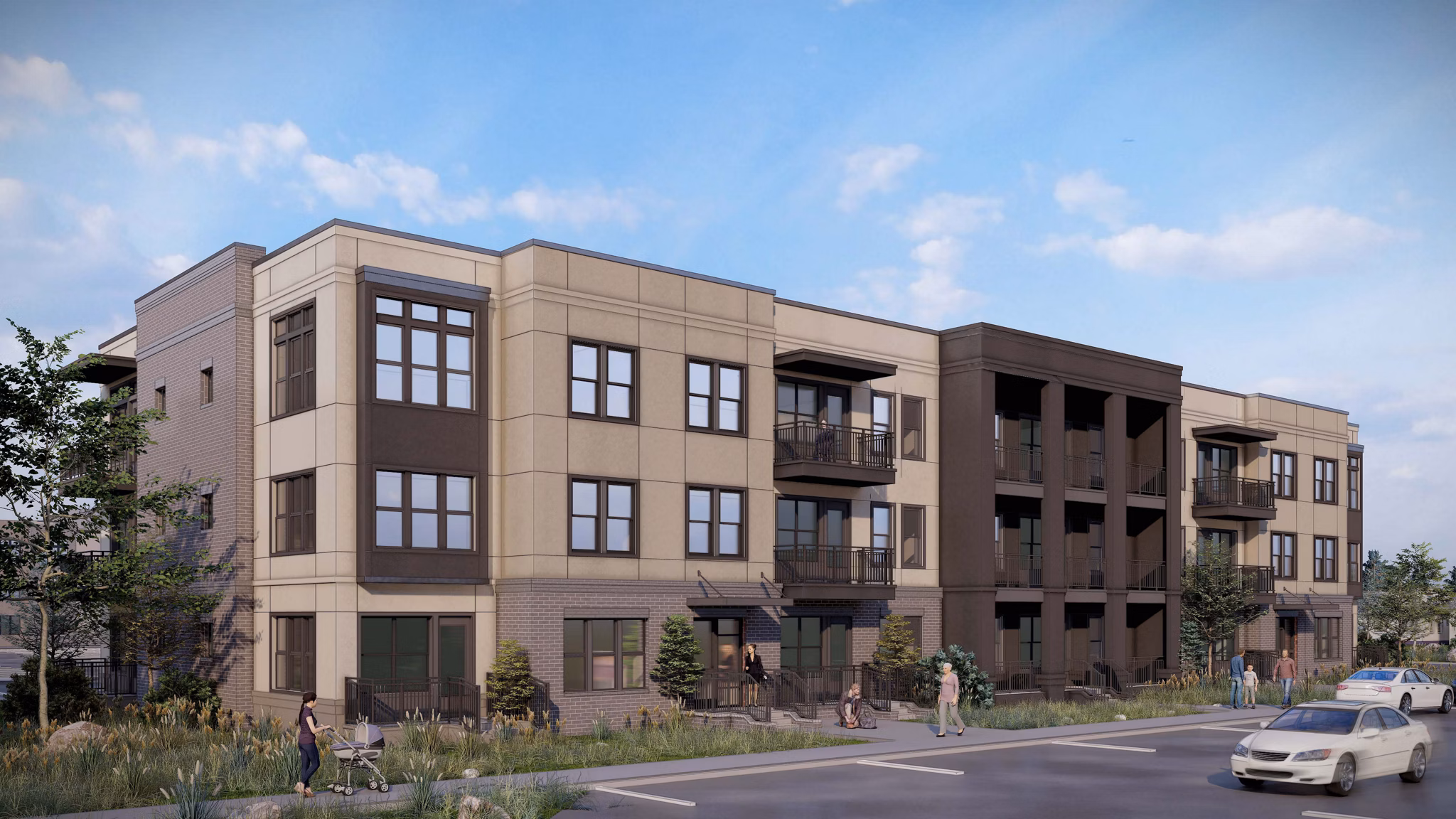 rendering at The Wentworth at Lexington Ranch Apartments