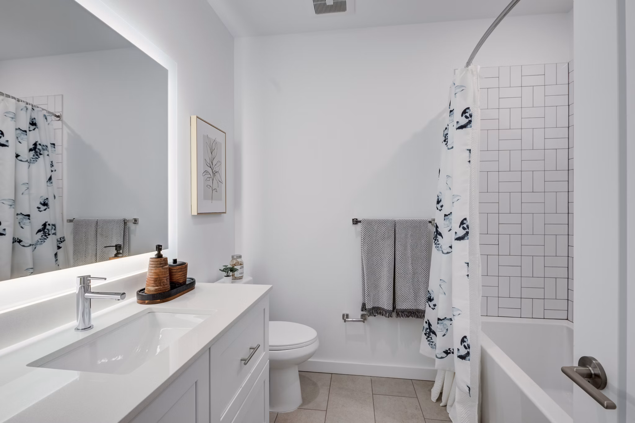 bathroom at Brookside Wilton Apartments 