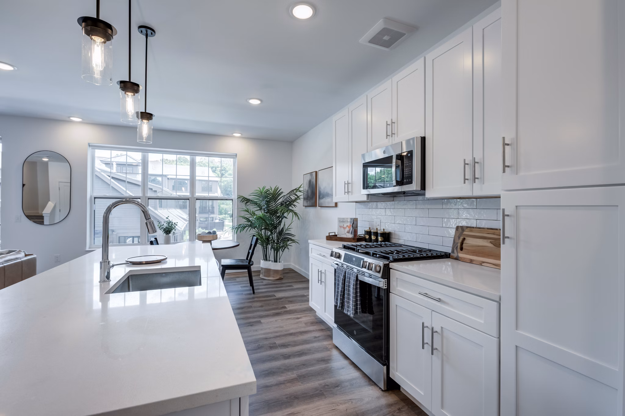 kitchen at Brookside Wilton Apartments 