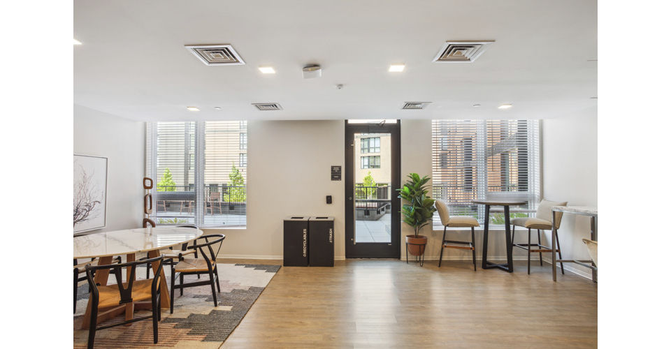 living room at Broadview at Vanderbilt Apartments