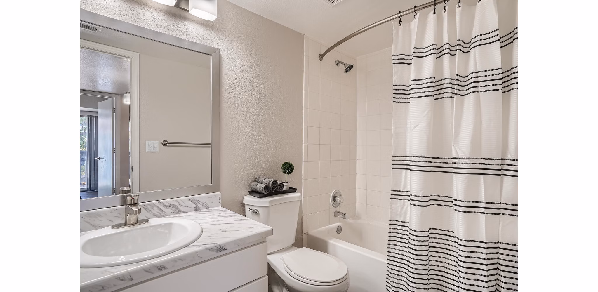 bathroom at Village on Cypress Apartments