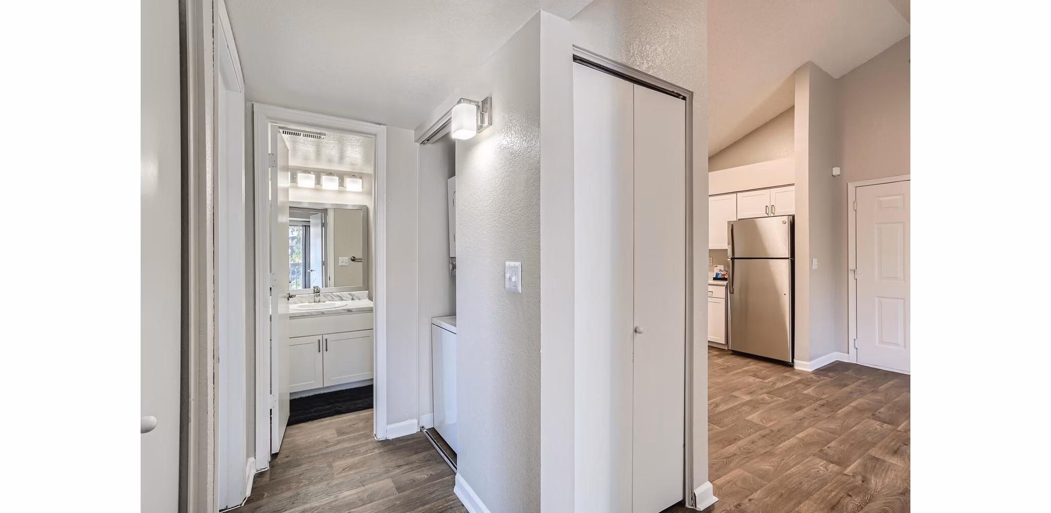 hallway at Village on Cypress Apartments