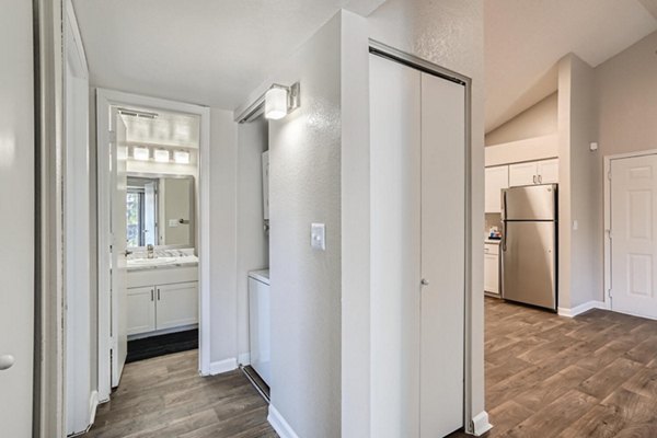hallway at Village on Cypress Apartments