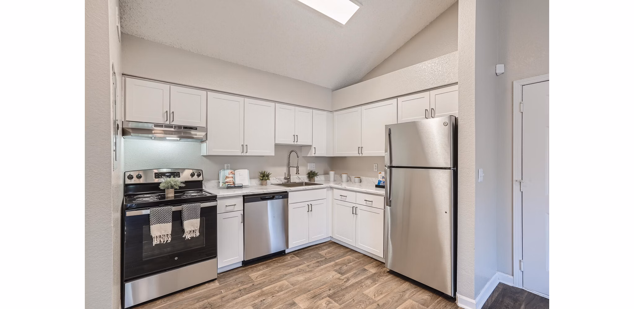 kitchen at Village on Cypress Apartments