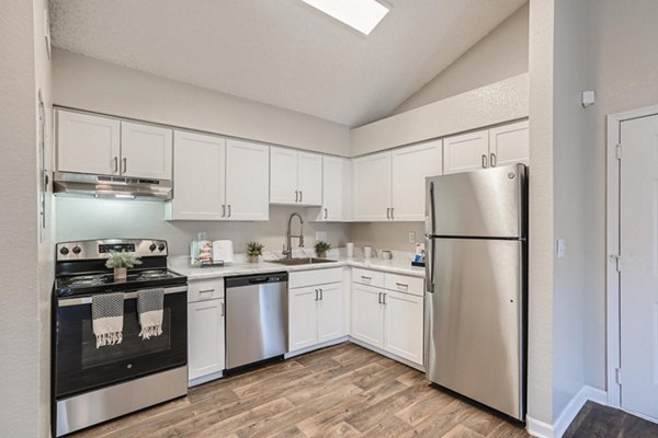 kitchen at Village on Cypress Apartments