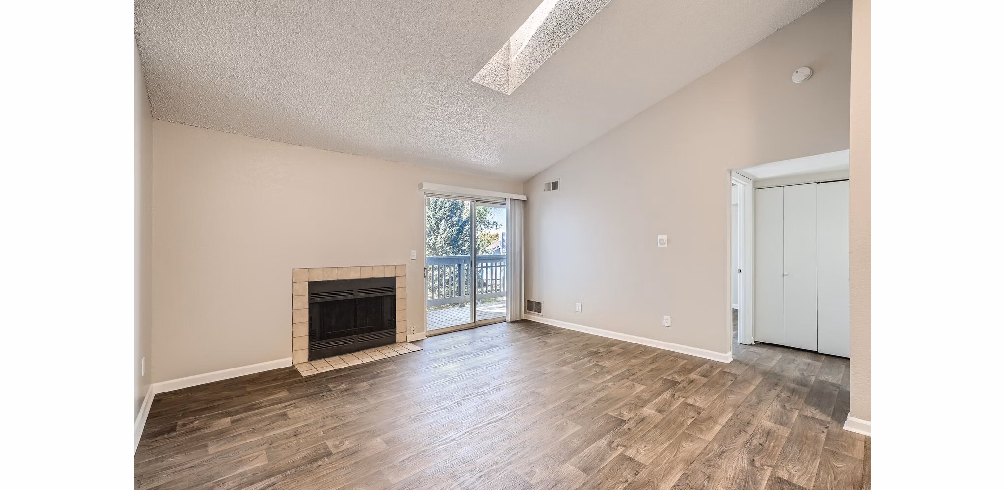 living room at Village on Cypress Apartments