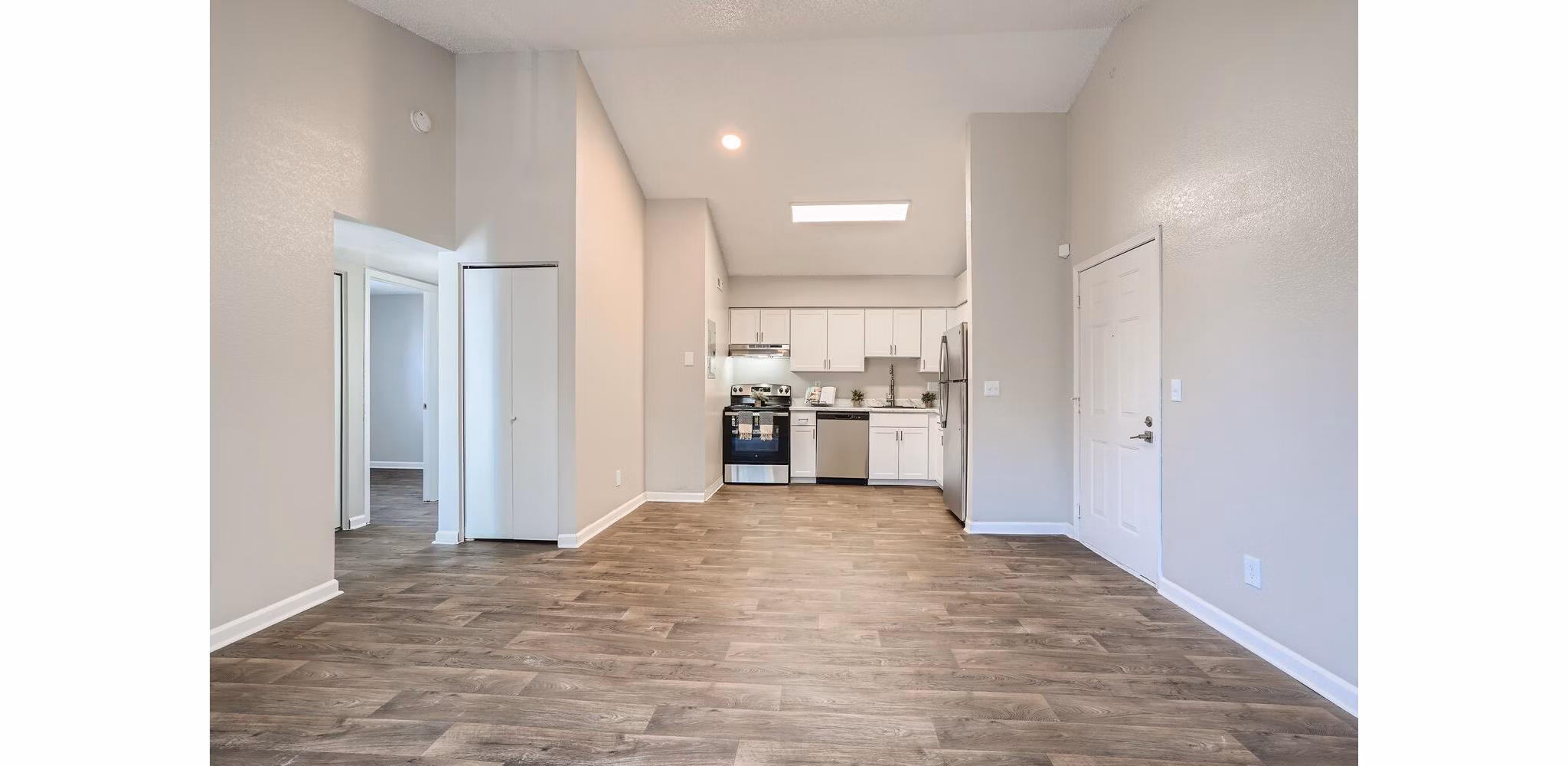 living room at Village on Cypress Apartments
