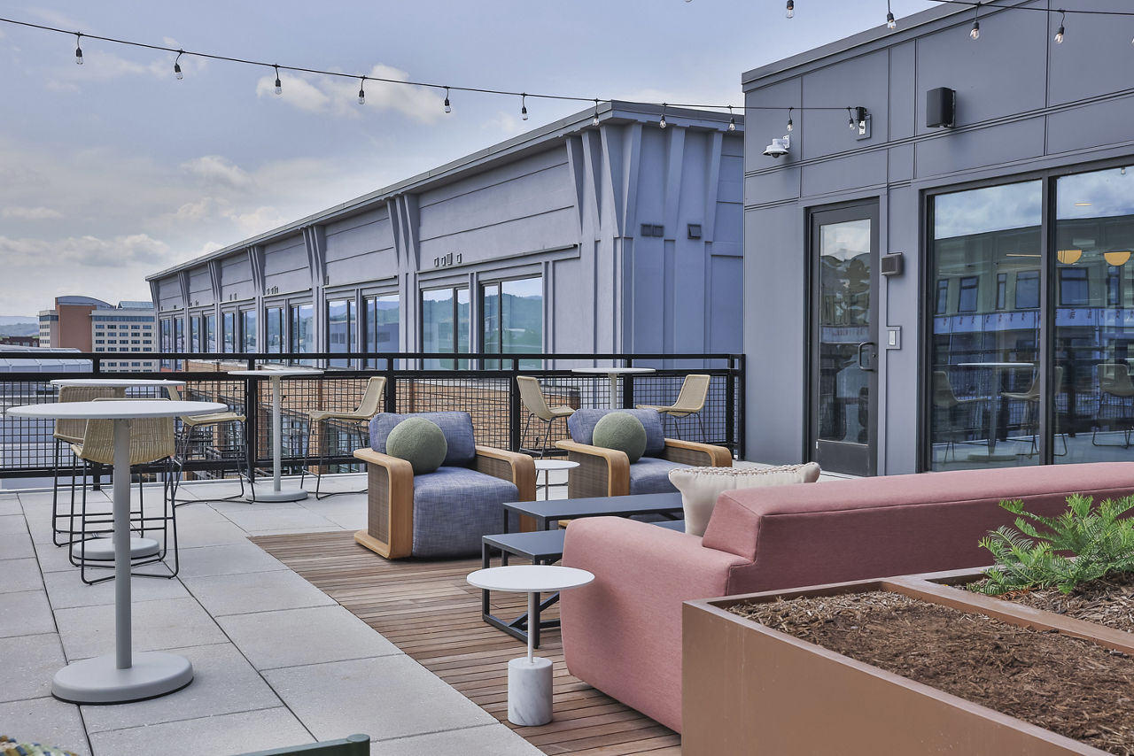 Roof deck at The Residences At Front Row (1 of 2)