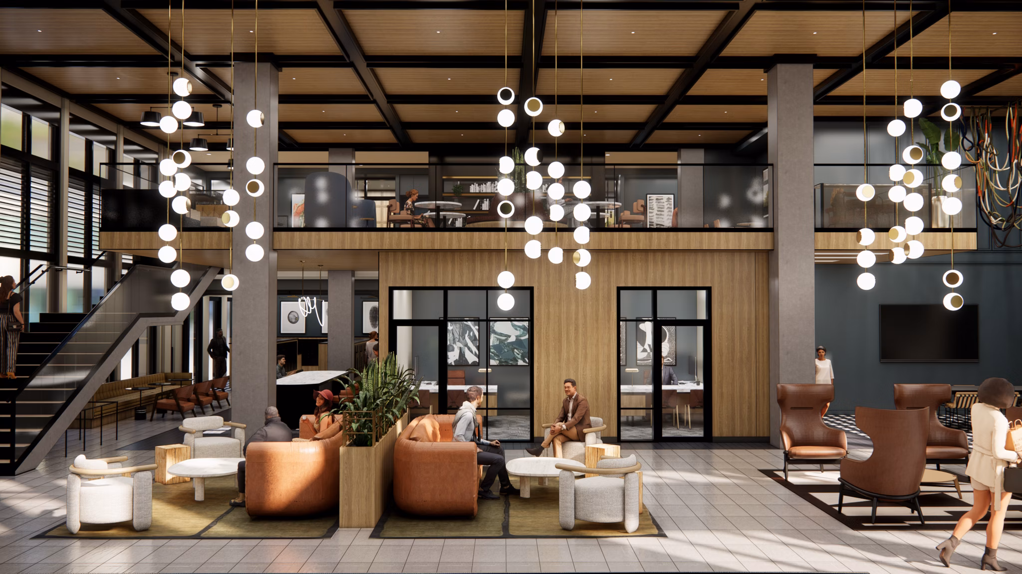 Rendering for The Residences at Front Row Apartments