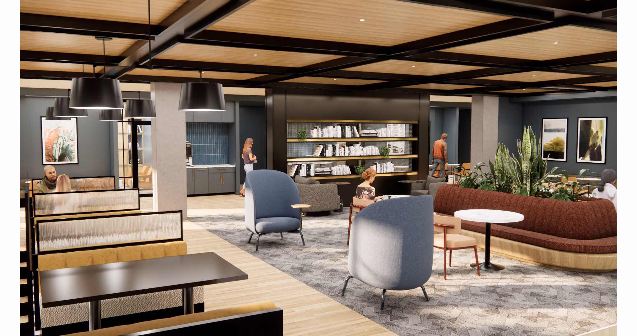 Rendering for The Residences at Front Row Apartments