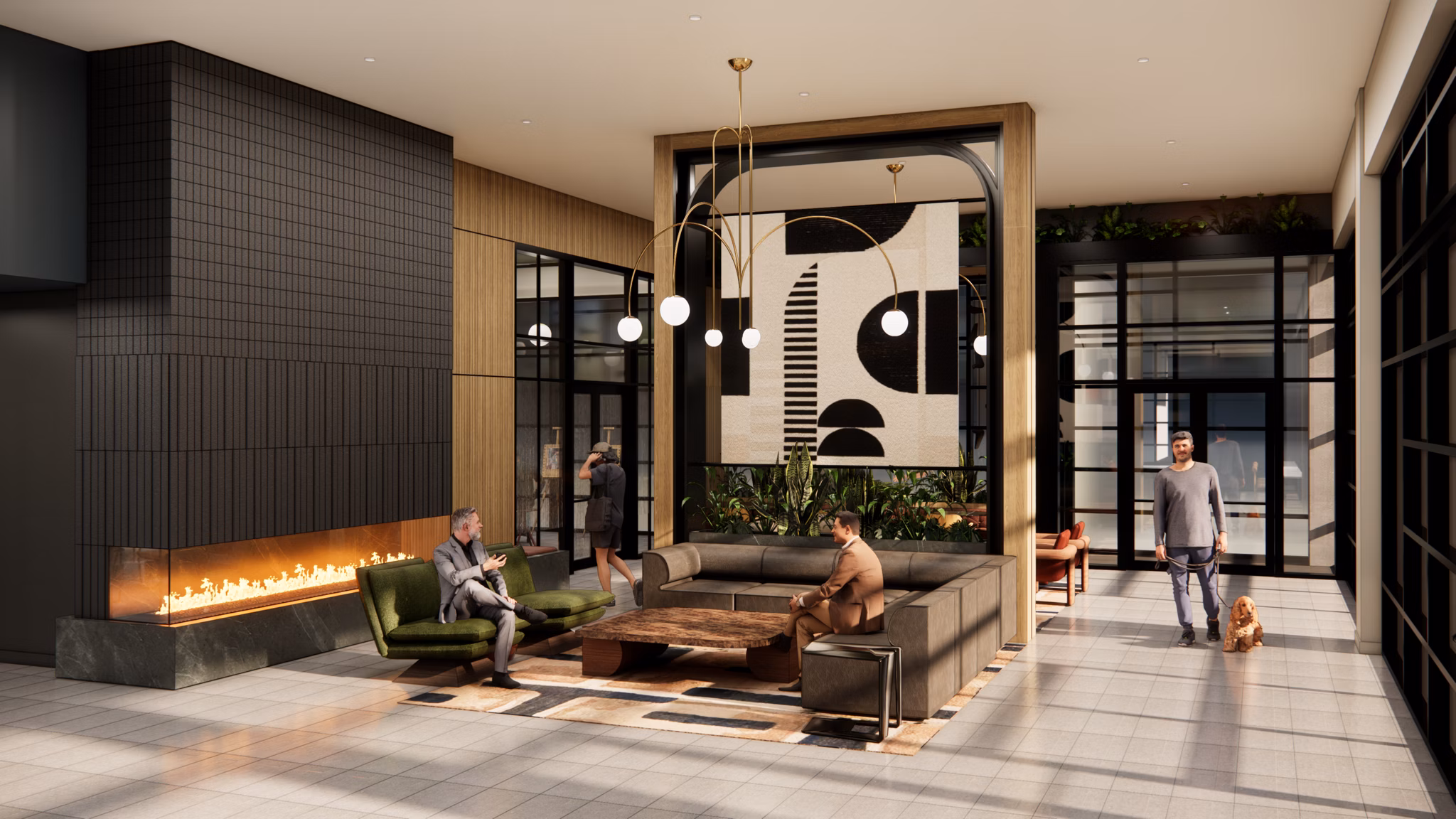 Rendering for The Residences at Front Row Apartments