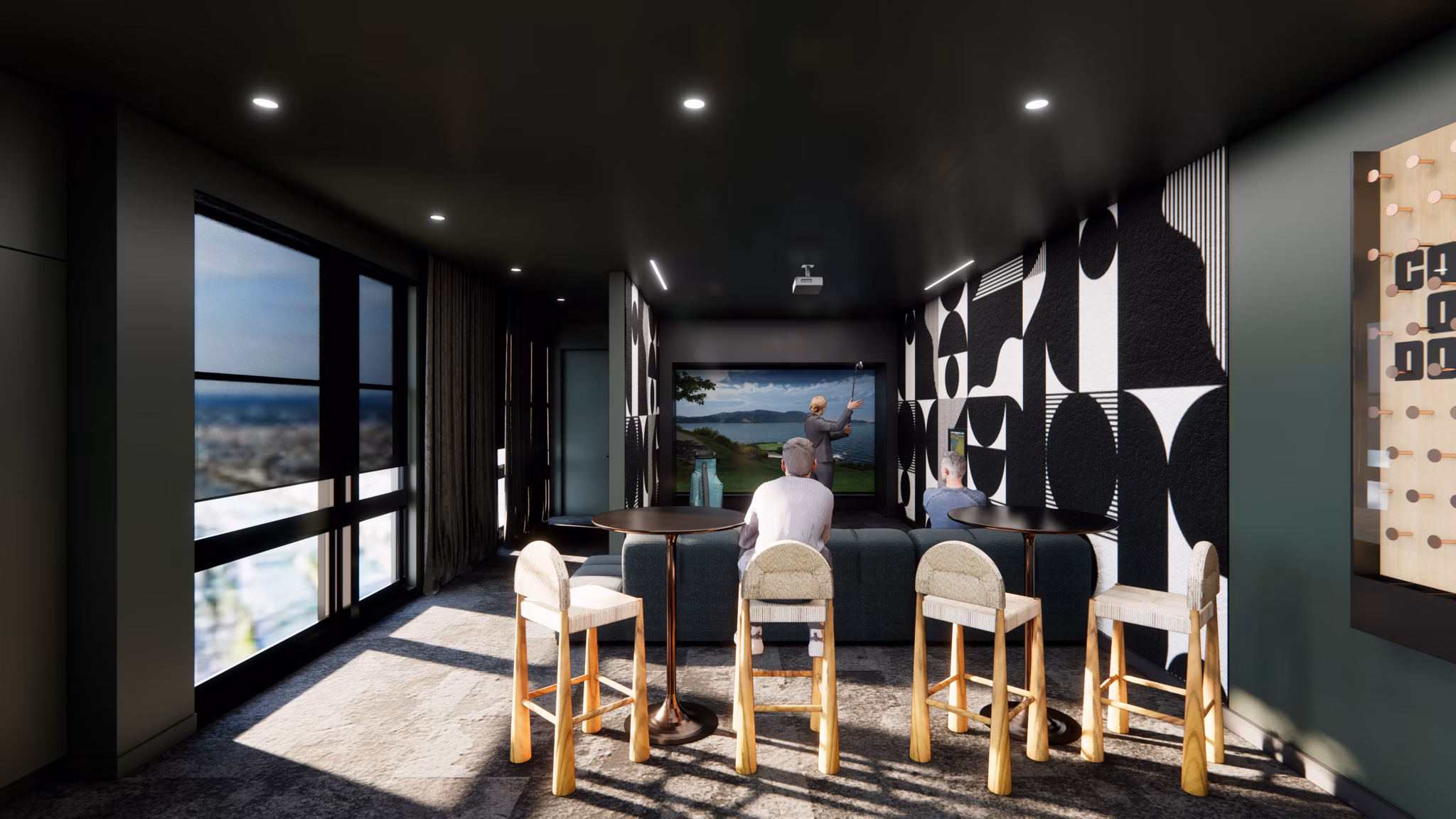 Rendering for The Residences at Front Row Apartments