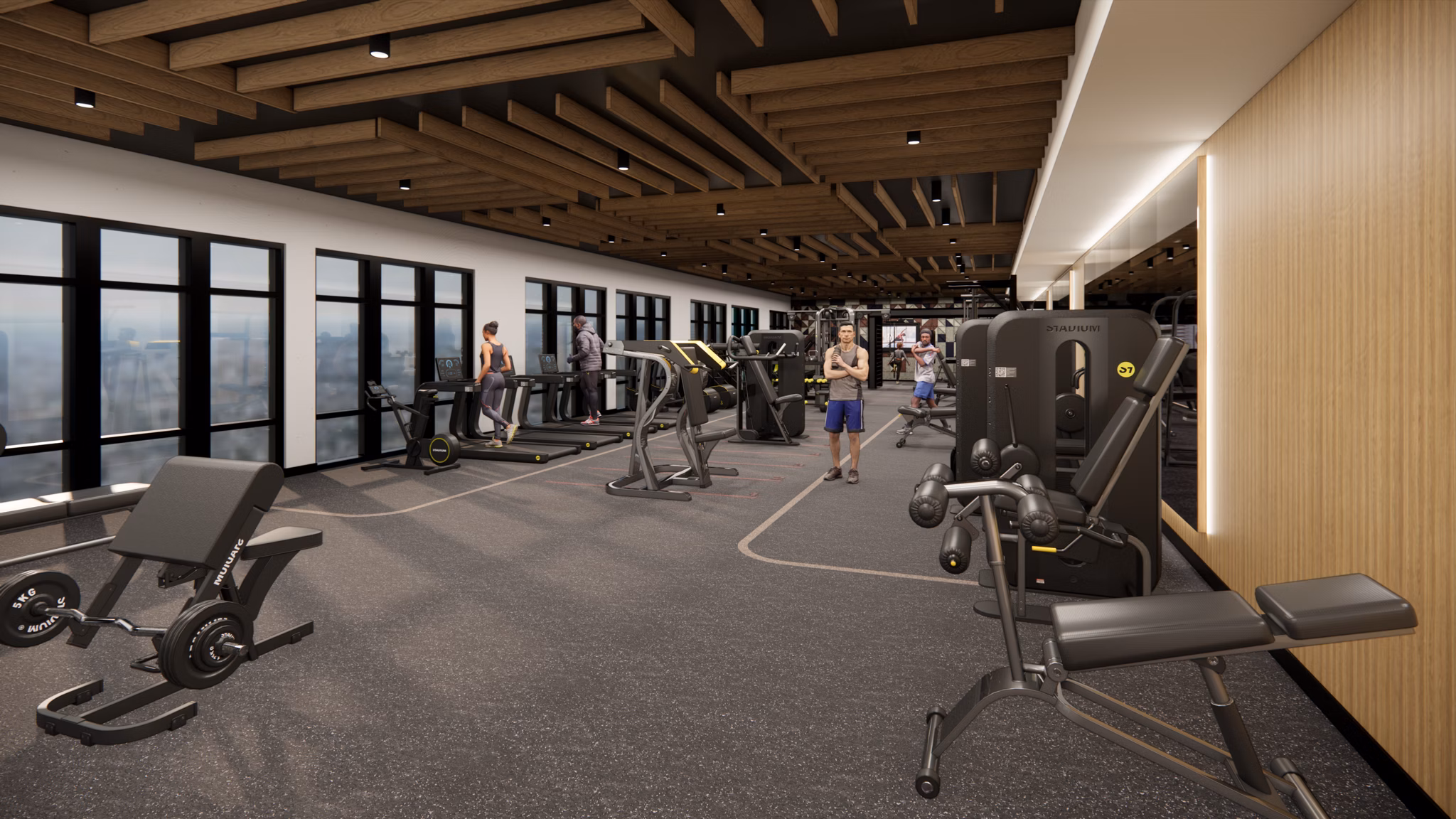 Rendering for The Residences at Front Row Apartments