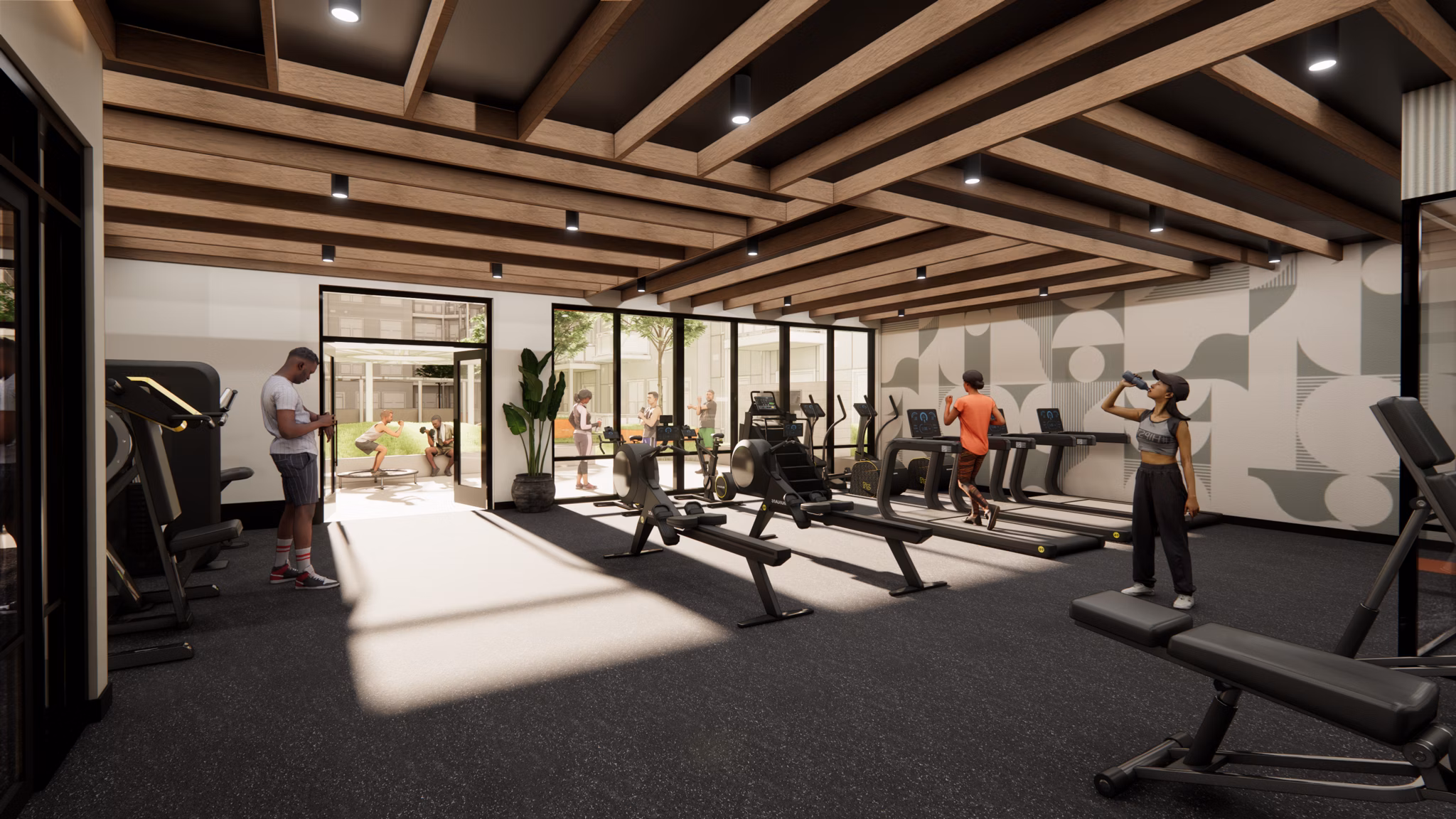 Rendering for The Residences at Front Row Apartments