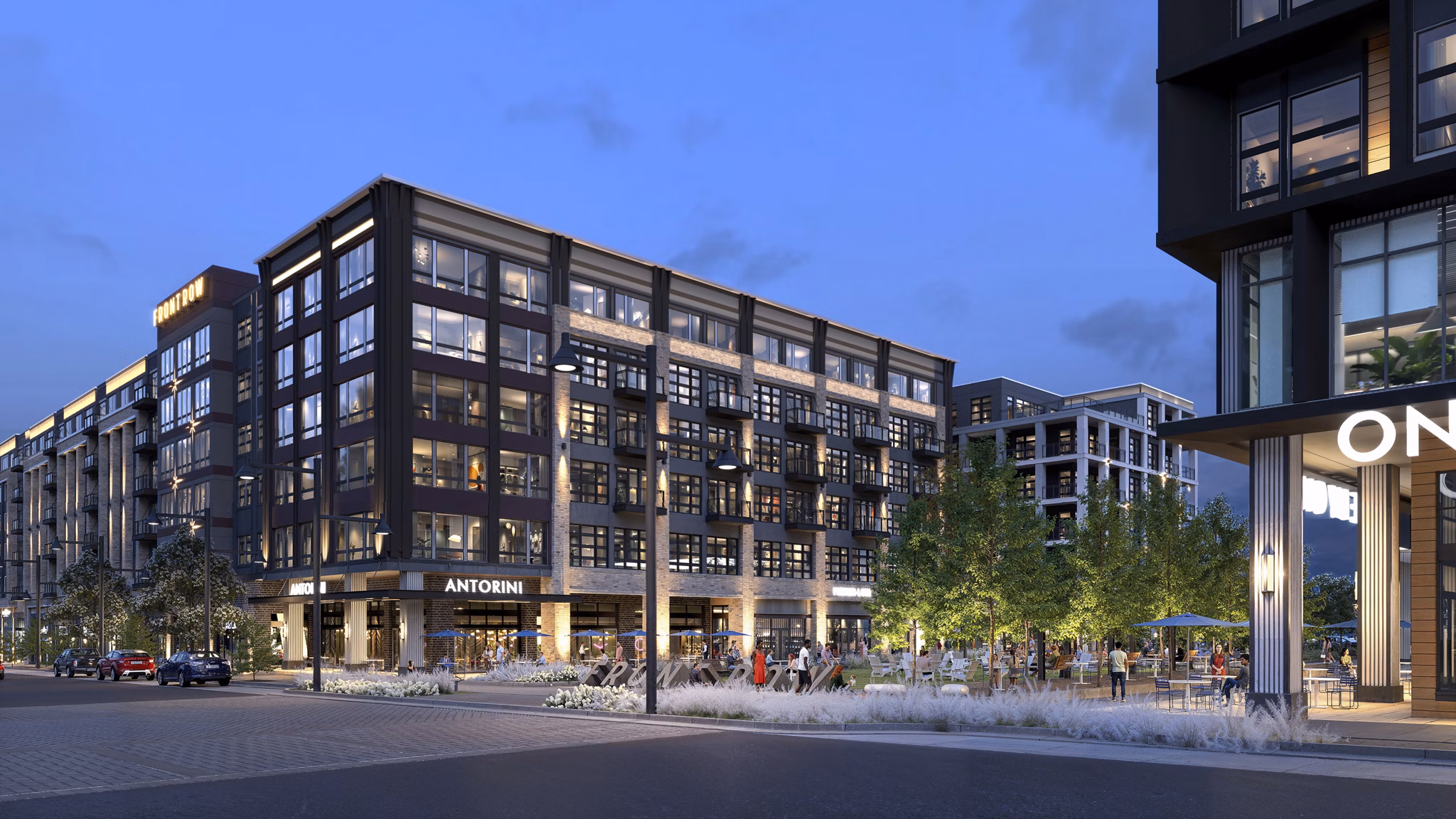 Rendering for The Residences at Front Row Apartments