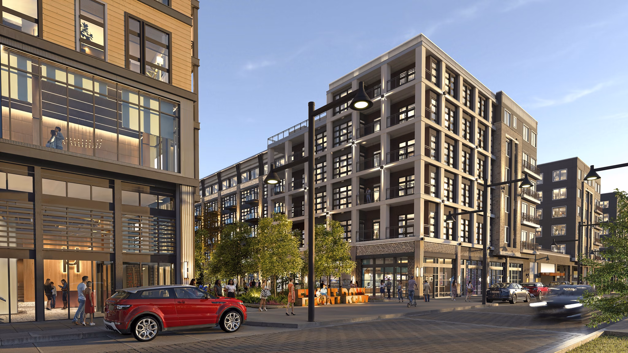Rendering for The Residences at Front Row Apartments