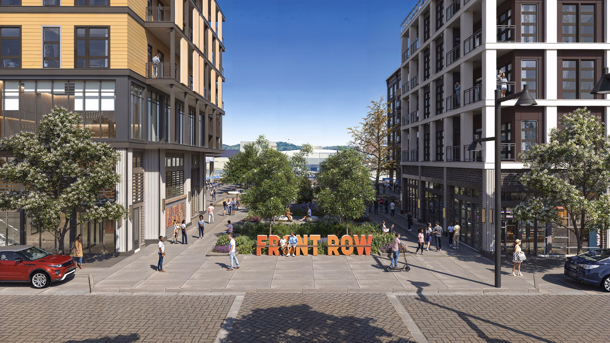 Rendering for The Residences at Front Row Apartments