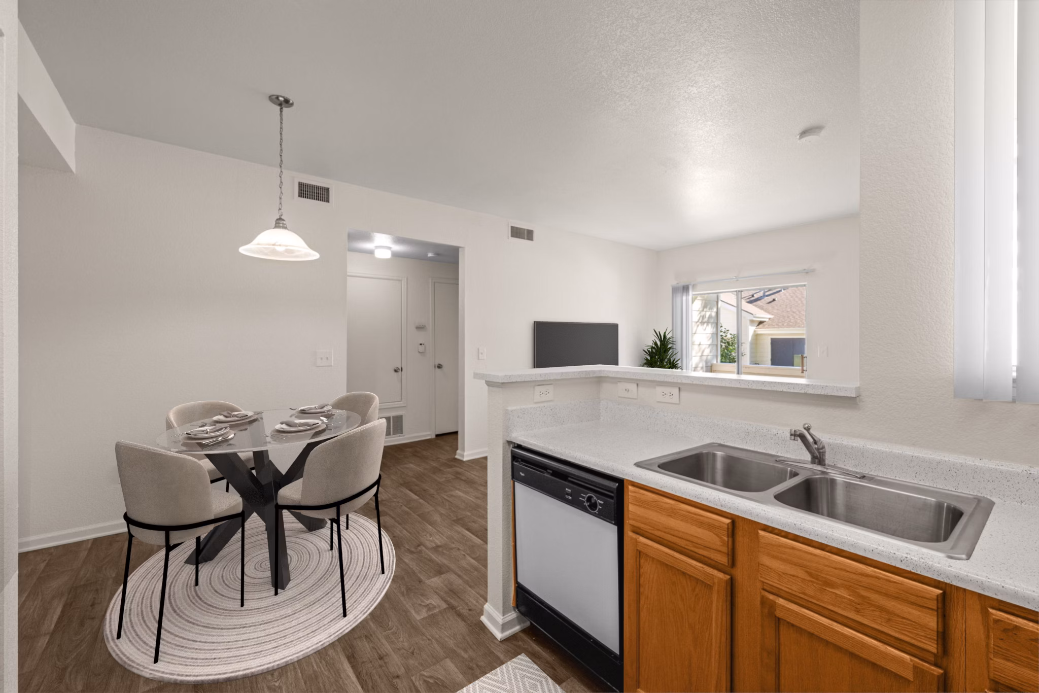 kitchen at Ridgescape at Highlands Ranch Apartments