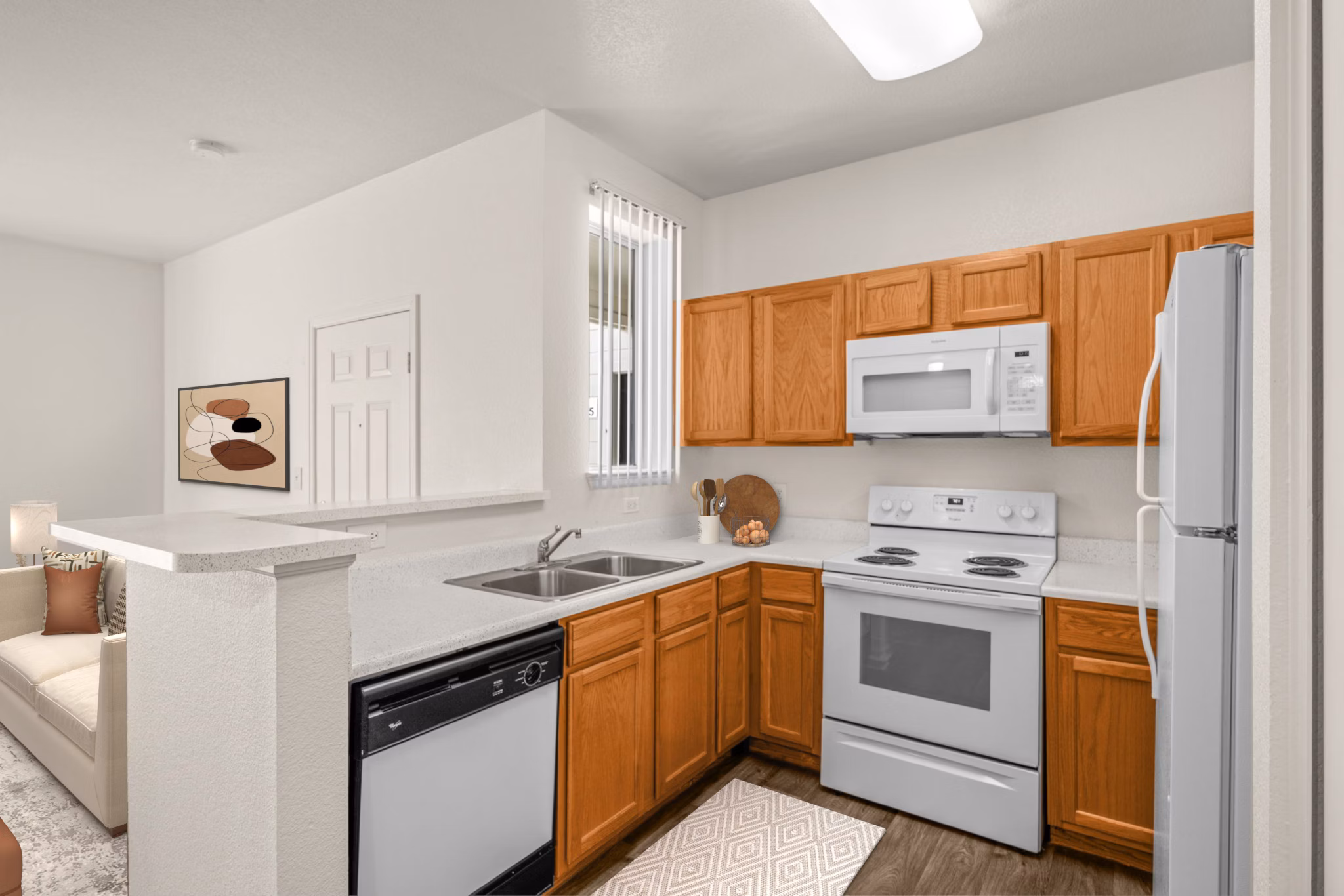 kitchen at Ridgescape at Highlands Ranch Apartments