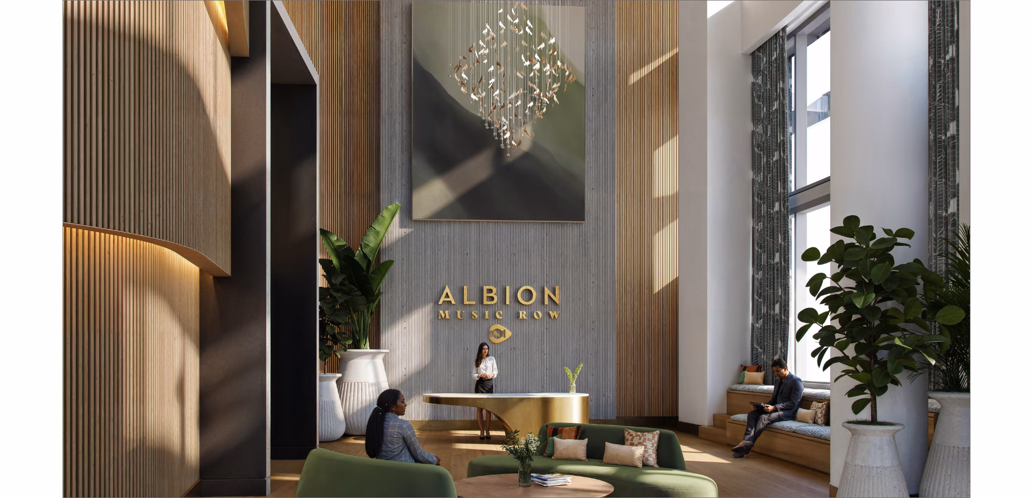 clubhouse at Albion Music Row Apartments