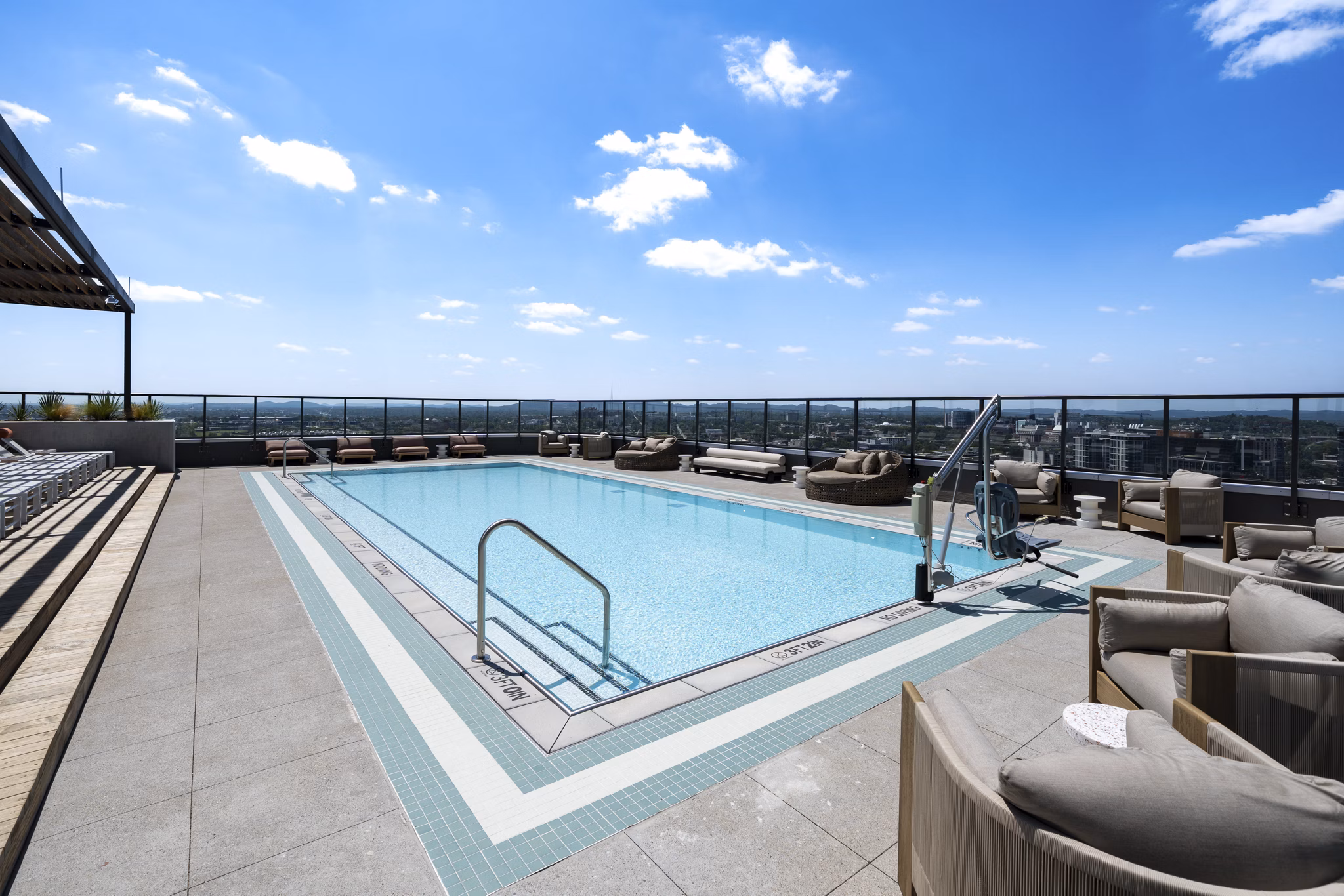 Pool at Albion Music Row Apartments