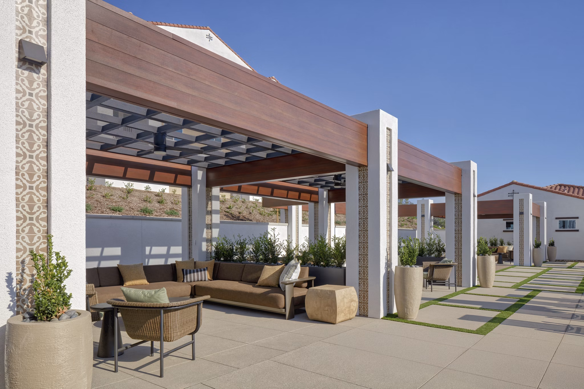 grill area at Vintage Farms Apartments