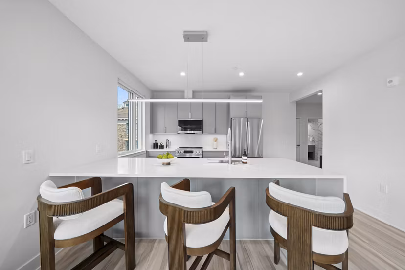 kitchen at 195 Nassau Apartments
