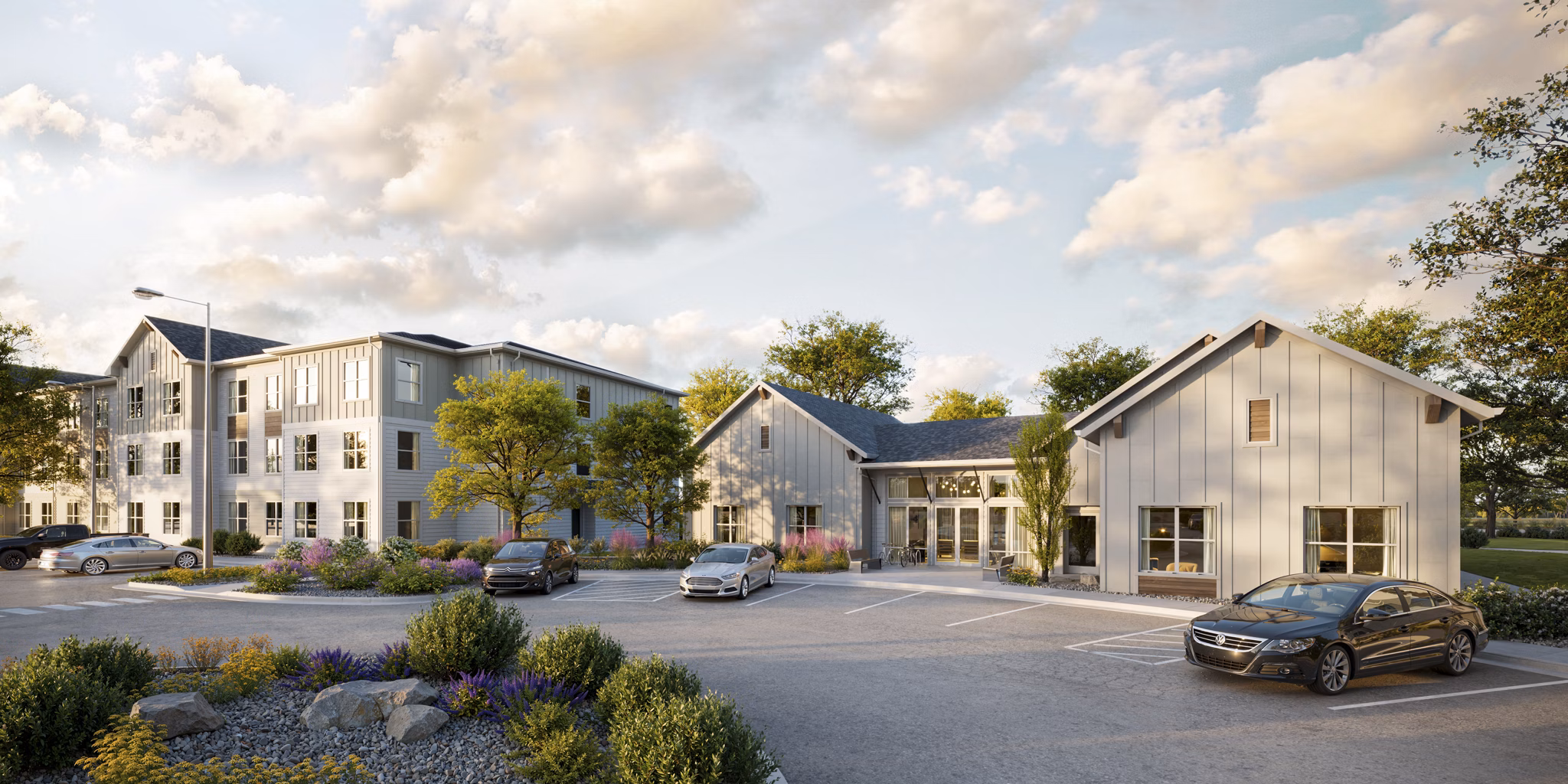 Building/Exterior at Amble at First Creek Apartments