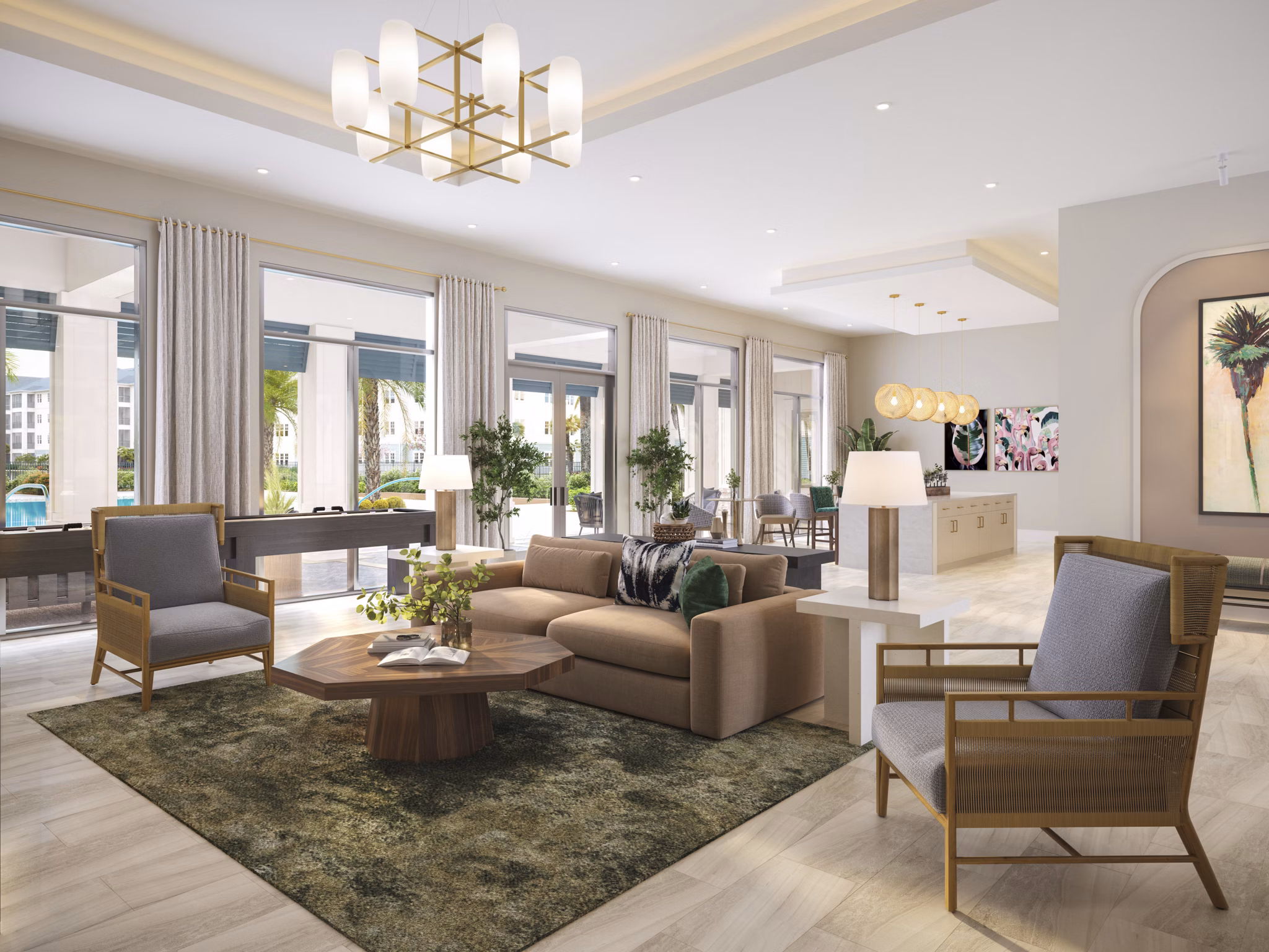Rendering for Melina Sarasota Apartments