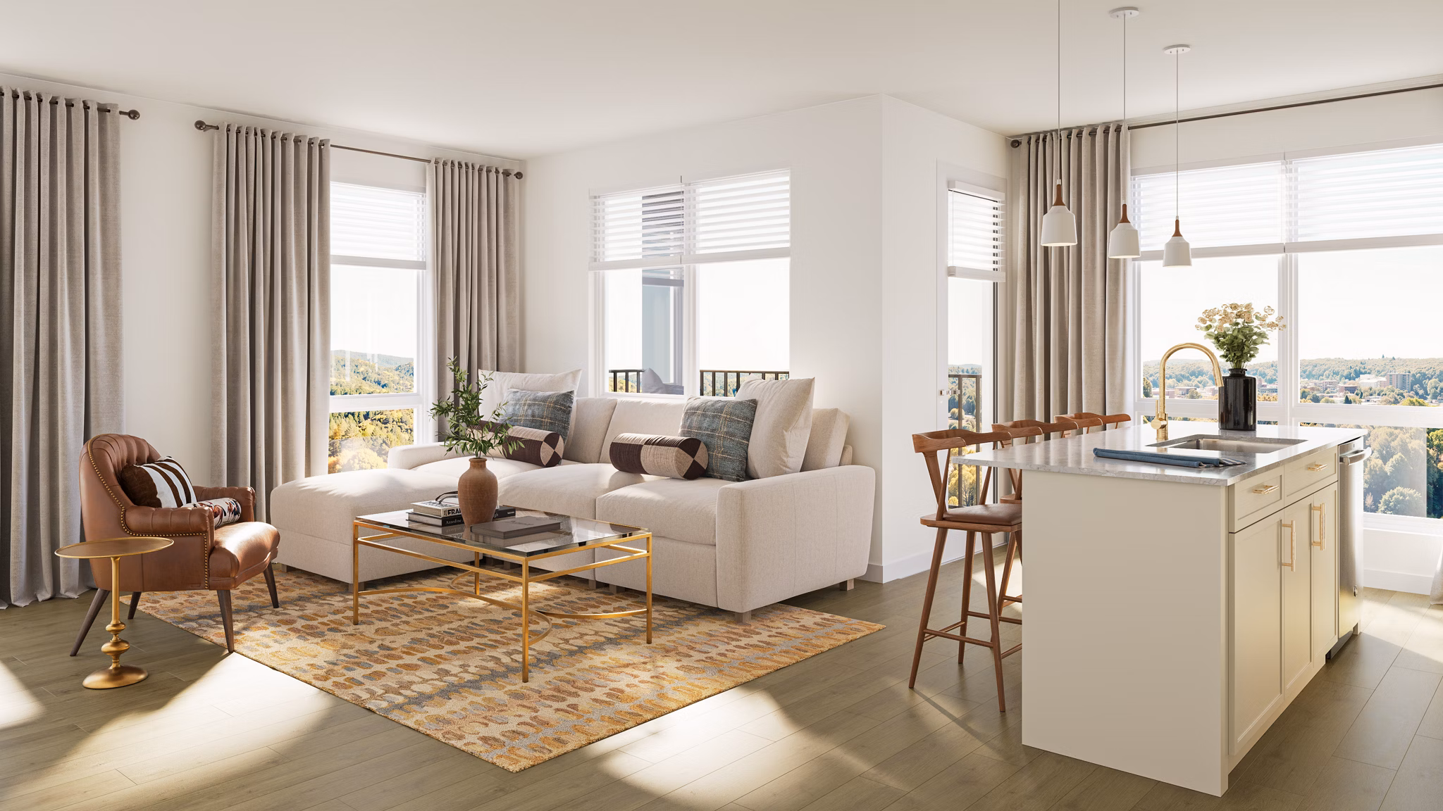 Rendering for The Craig Apartments