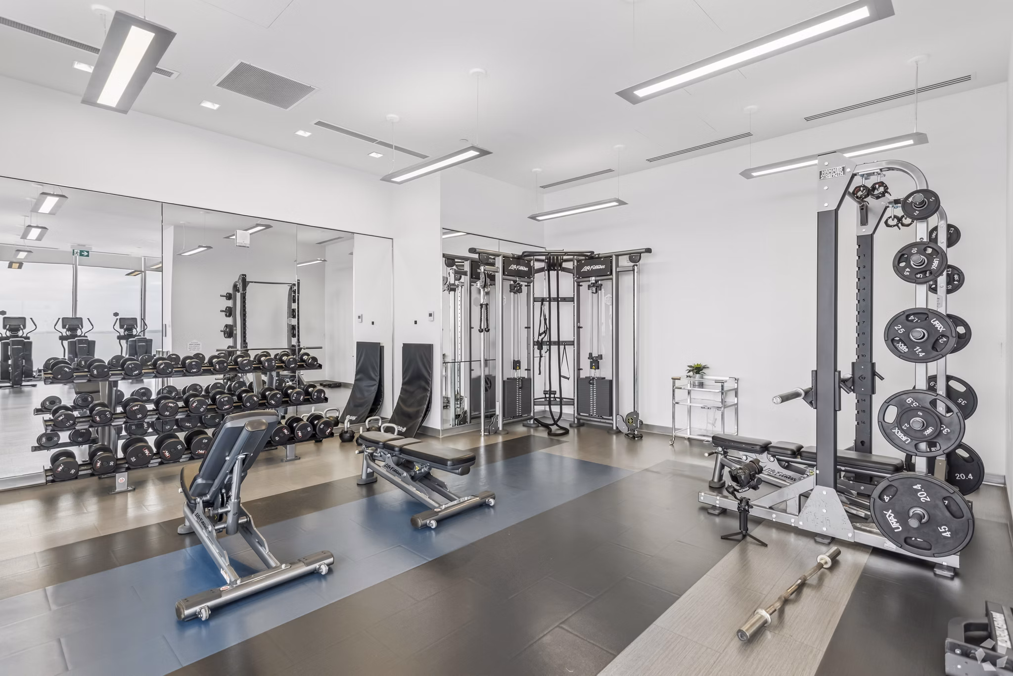 fitness center at Sky Residences Apartments 