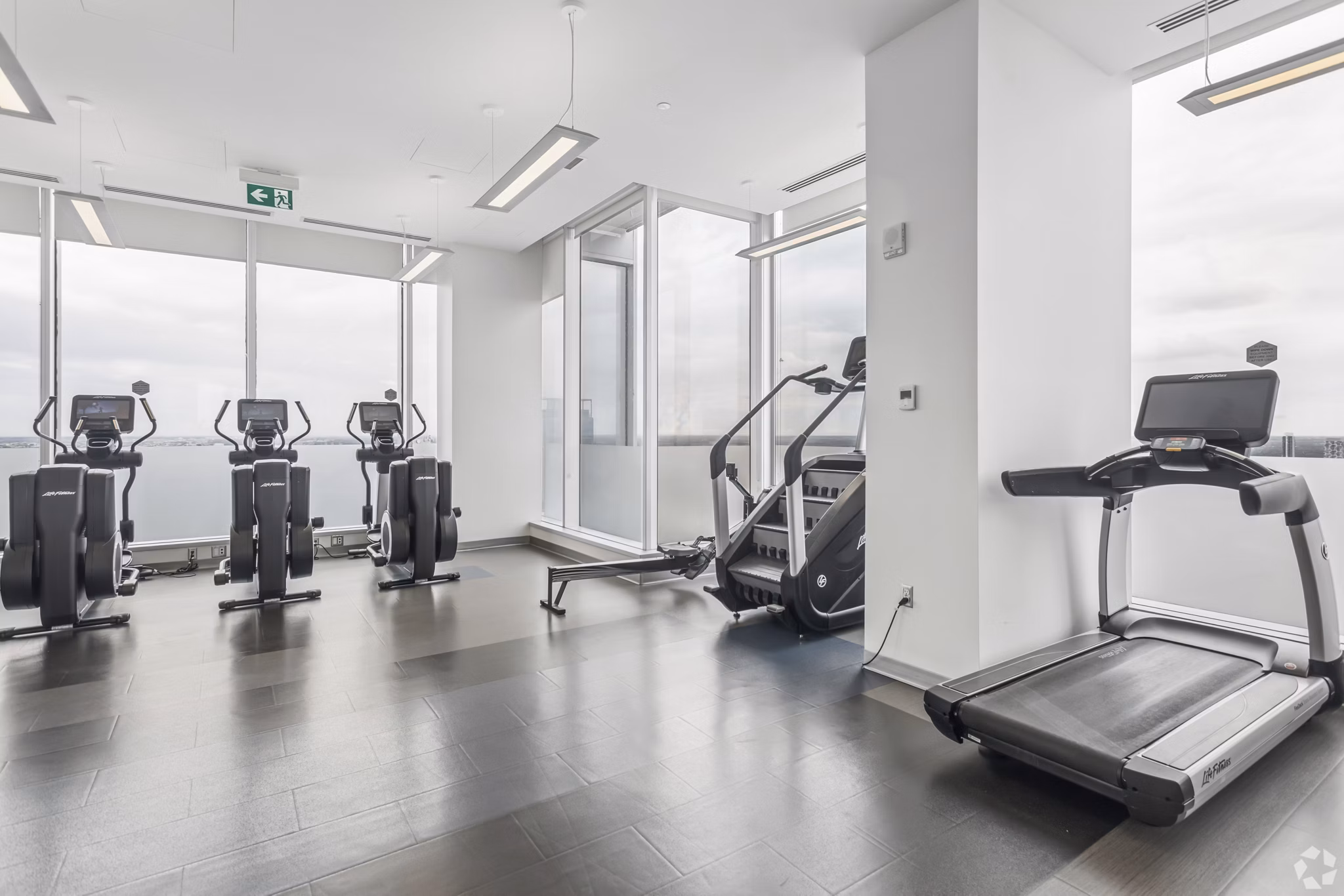 fitness center at Sky Residences Apartments 