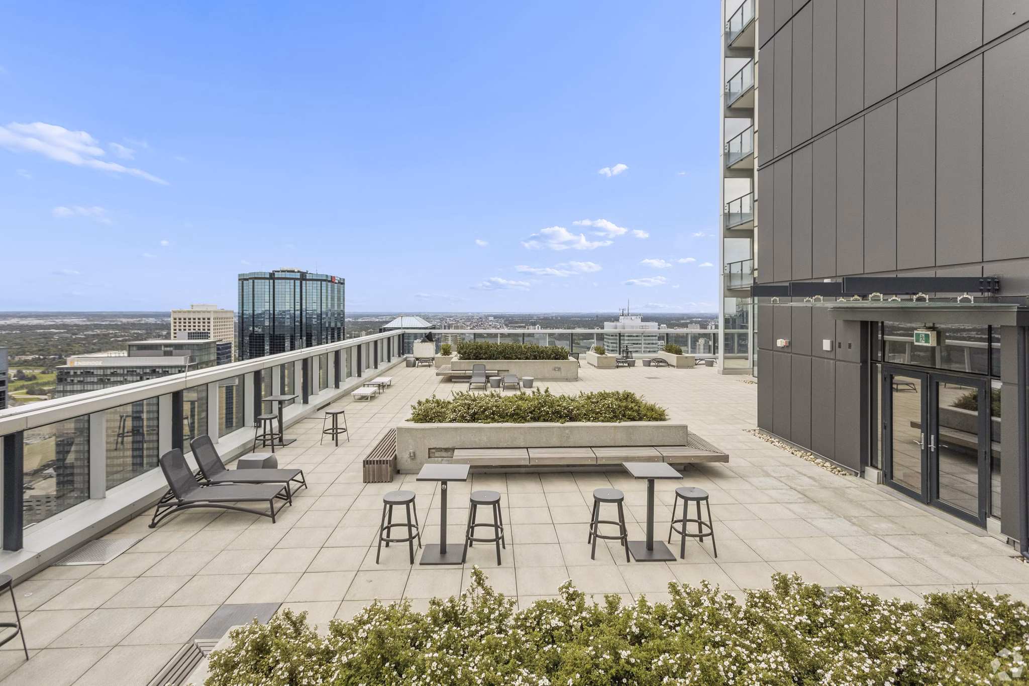 grill area at Sky Residences Apartments 