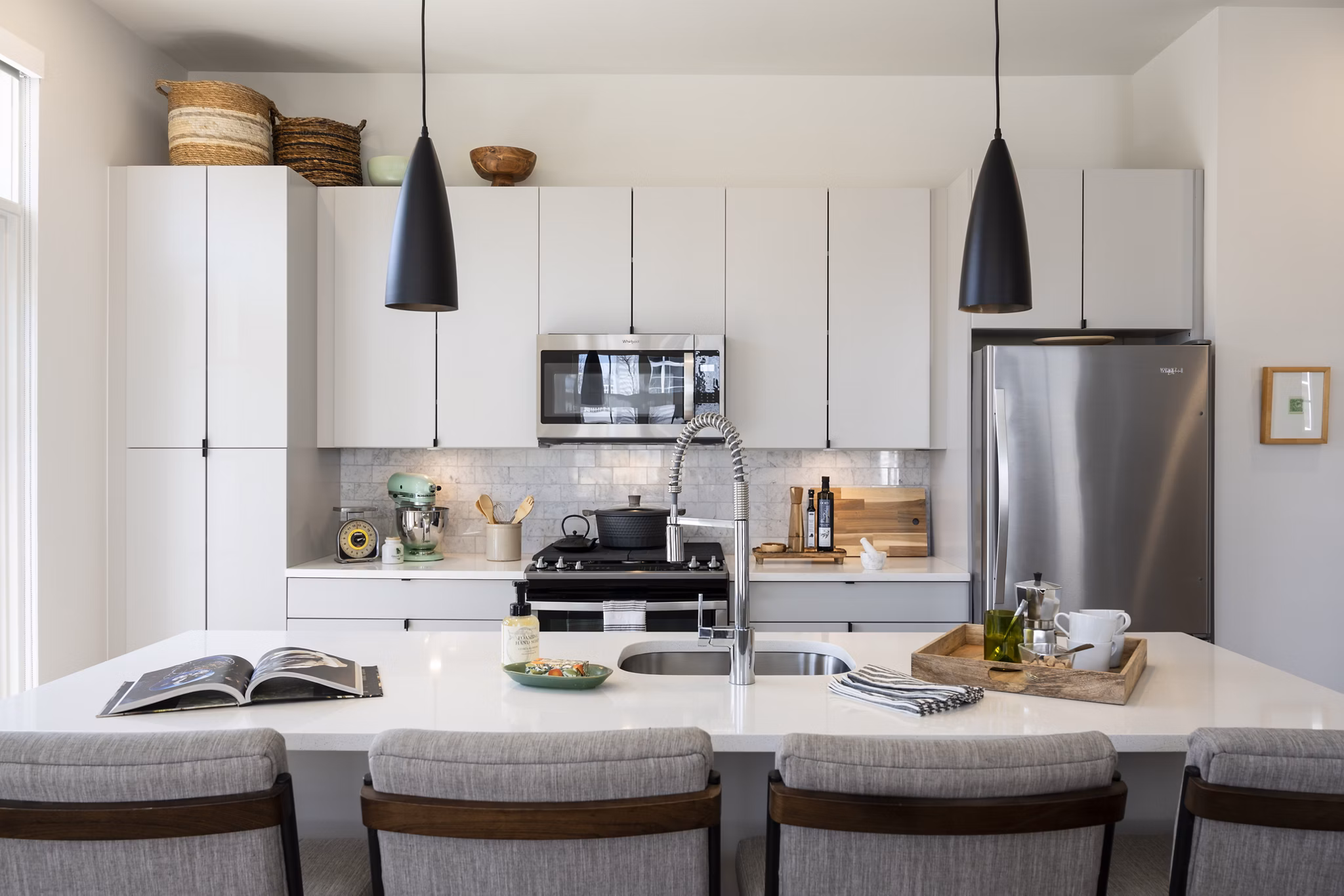 kitchen at The Anchorage Apartments