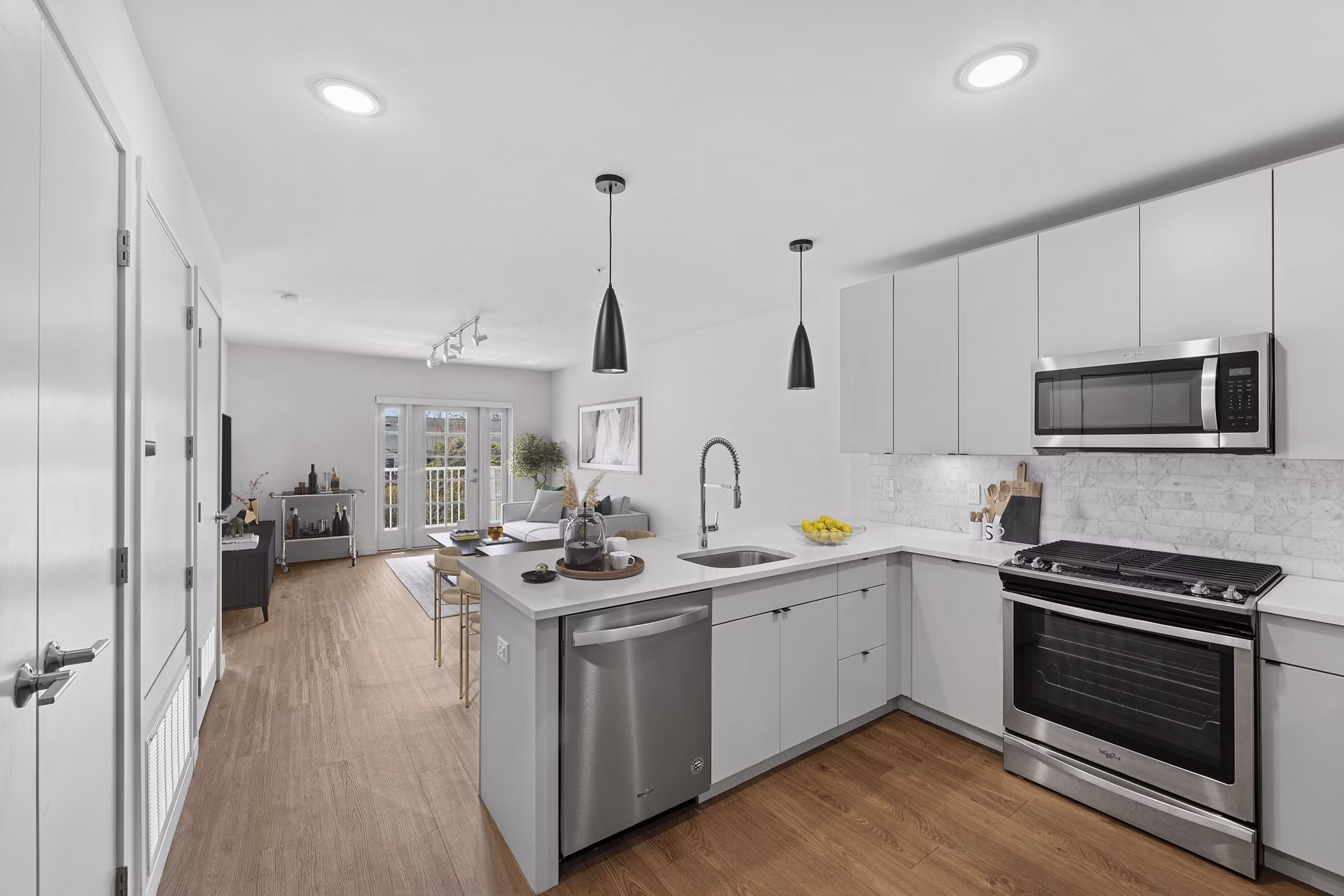 Kitchen at The Anchorage Apartments