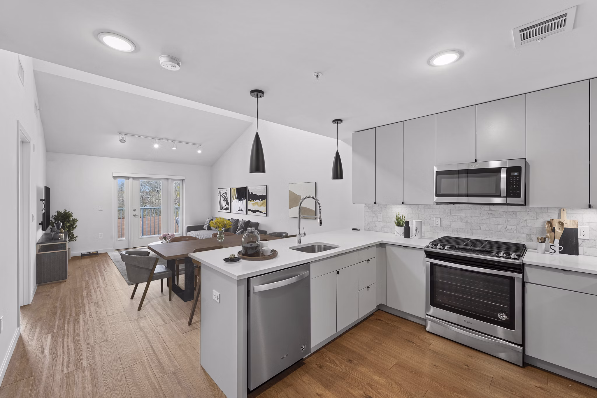 Kitchen at The Anchorage Apartments