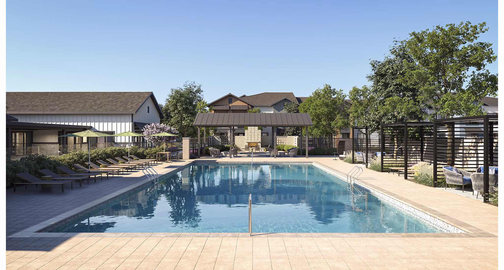 pool at Silo Morrison Ranch Apartments