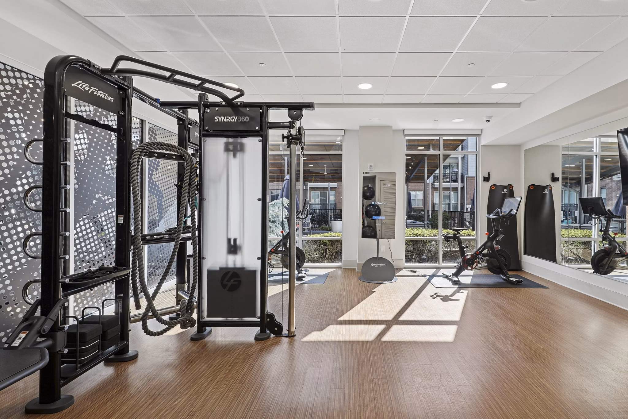 Fitness Center at 605 West End Apartments