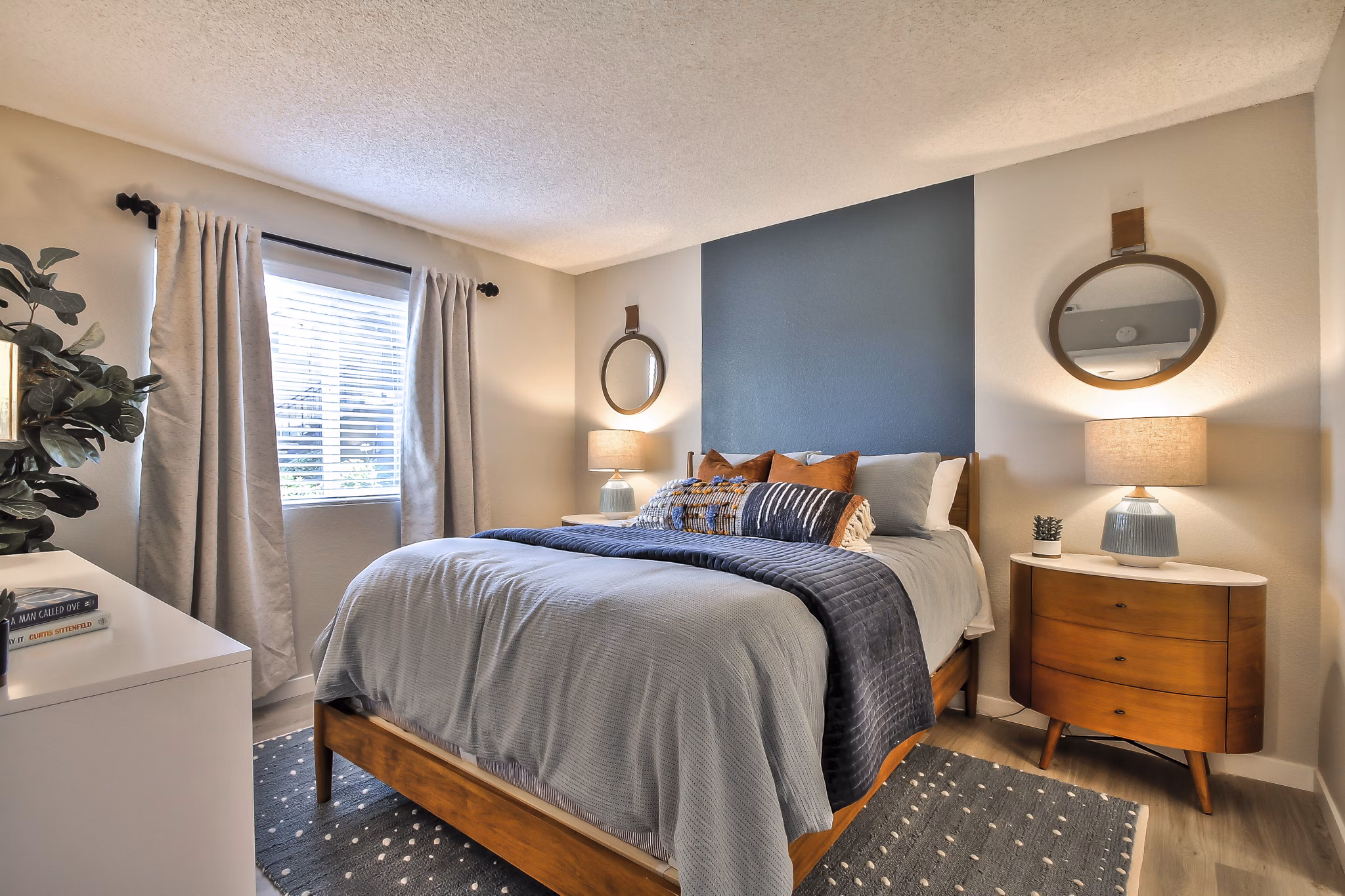 bedroom The Harlow Apartments