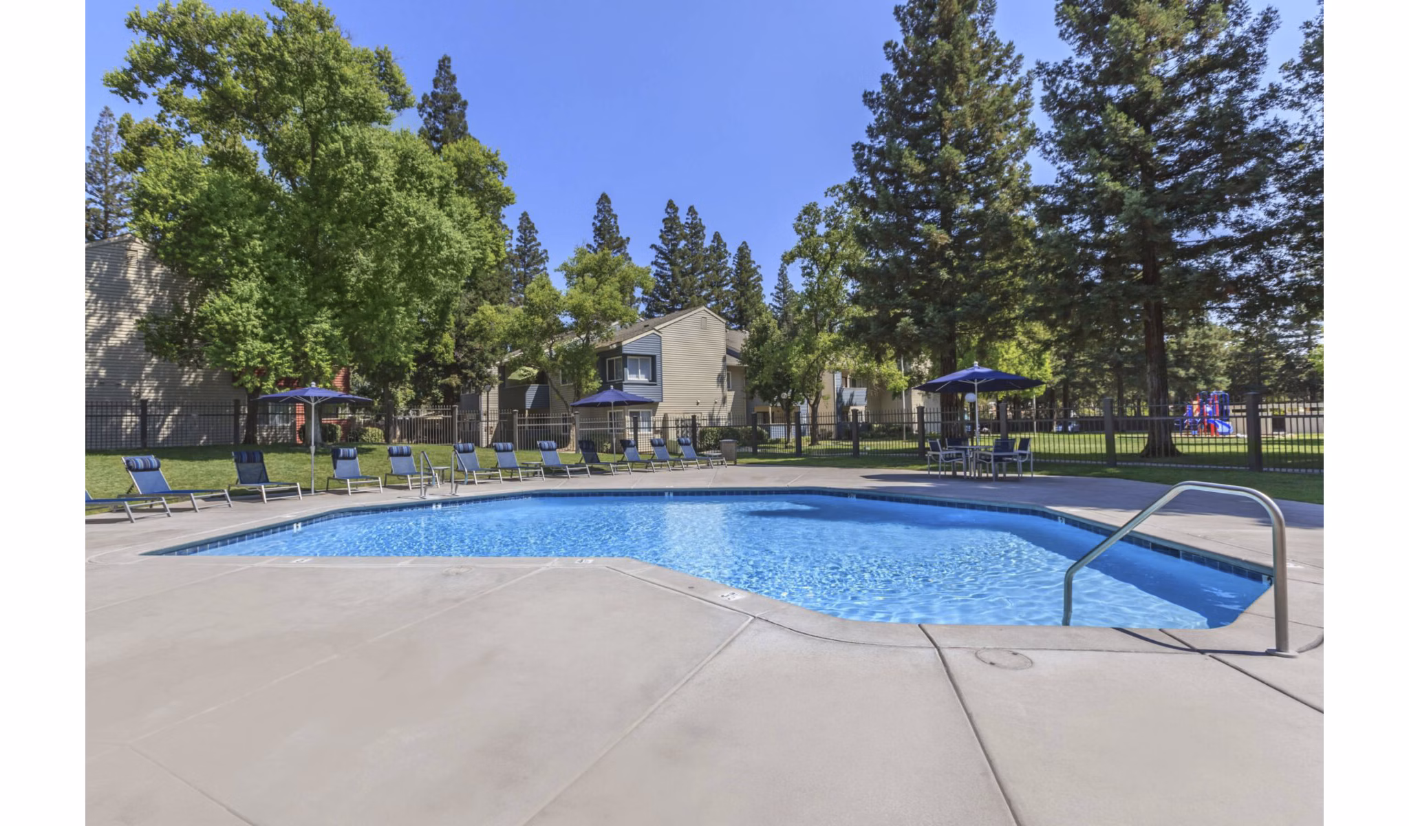 pool at Redwood Square Apartments