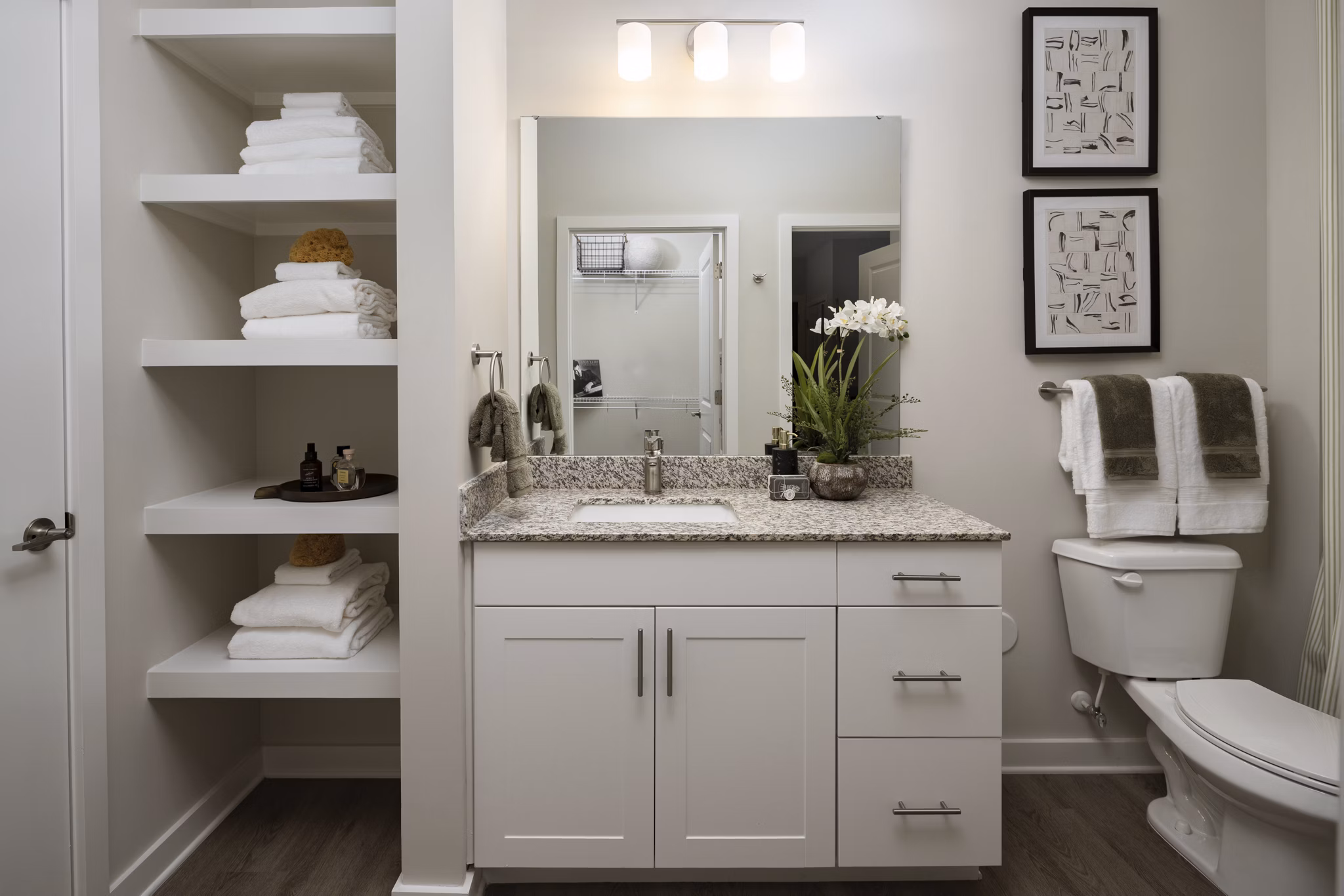 bathroom at The Reserve at Camp Creek Apartments