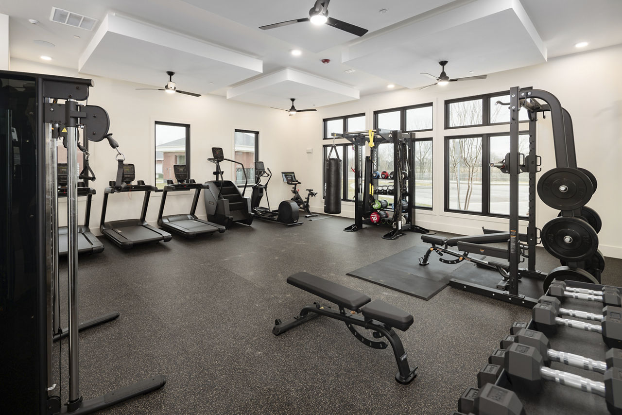 Gym at The Reserve At Camp Creek (4 of 6)