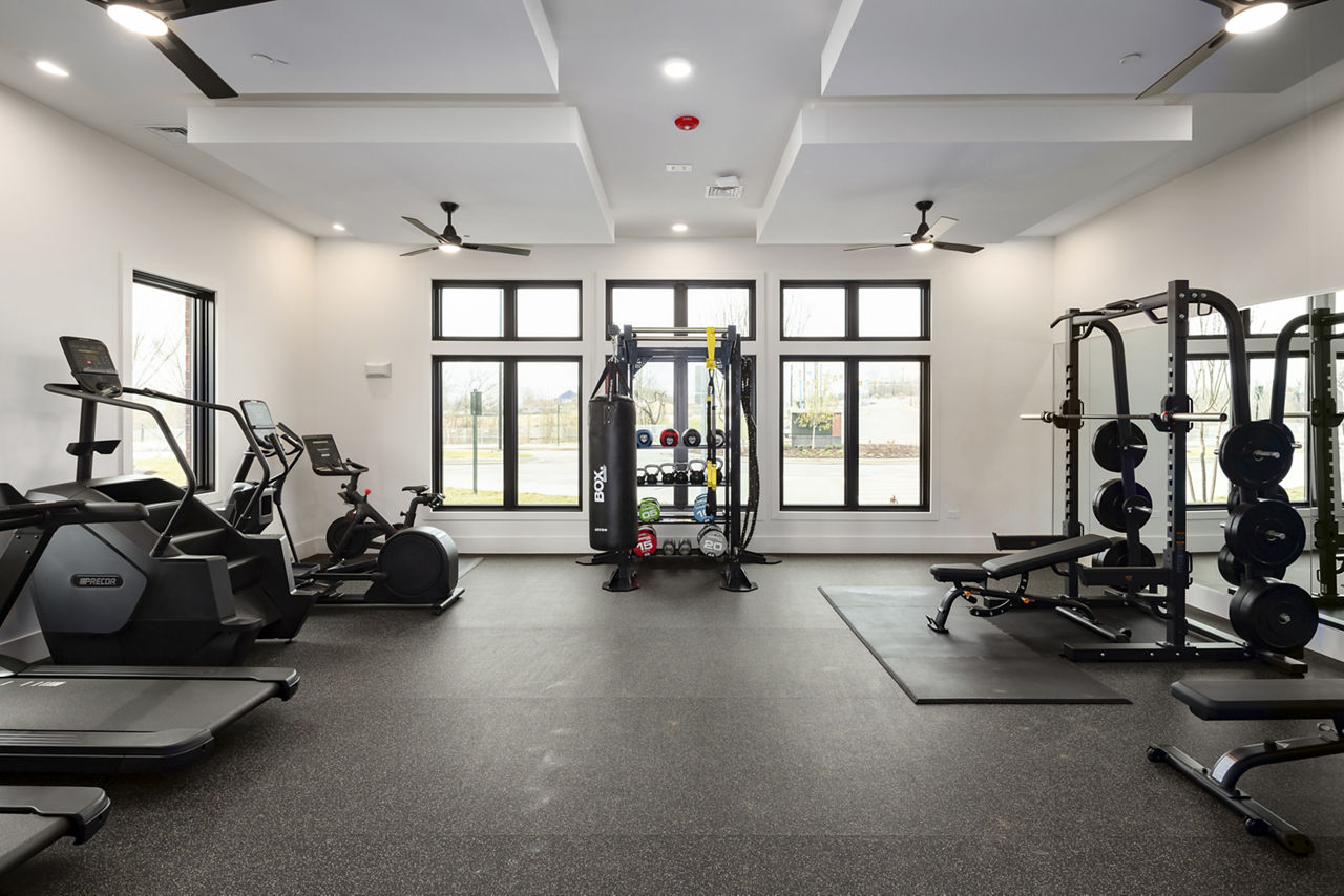 Gym at The Reserve At Camp Creek (5 of 6)