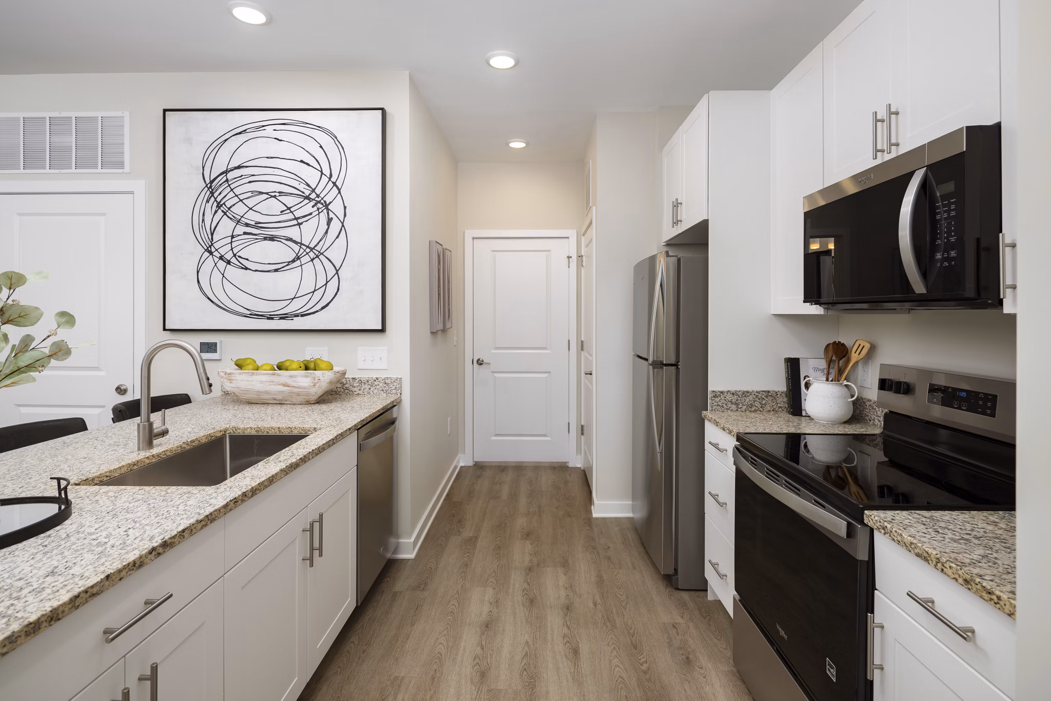 kitchen at The Reserve at Camp Creek Apartments
