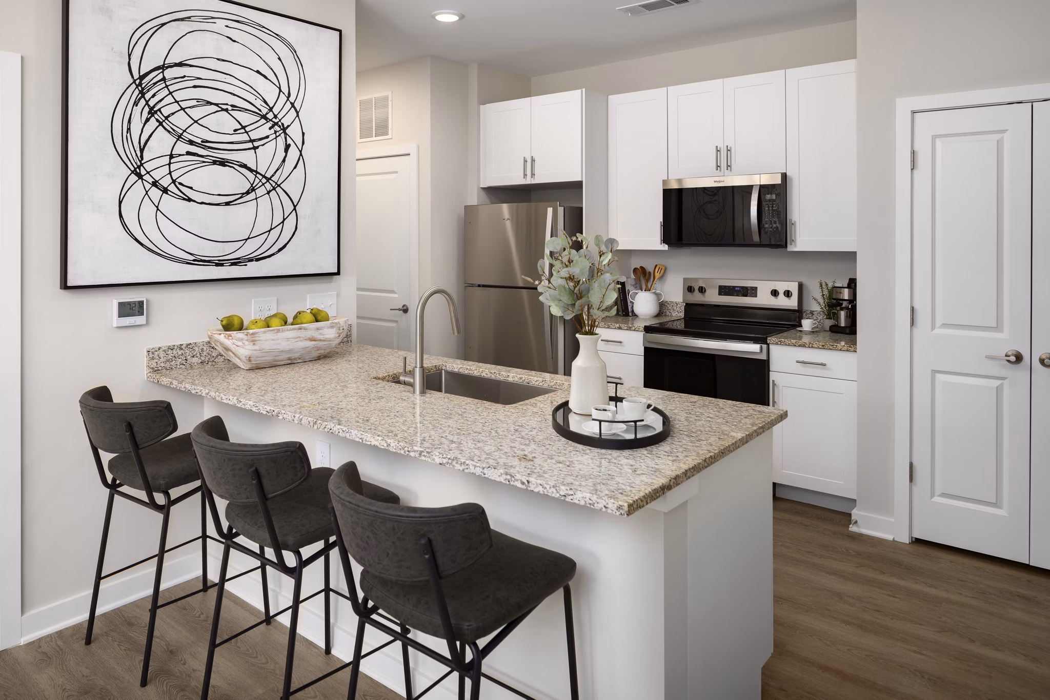 kitchen at The Reserve at Camp Creek Apartments