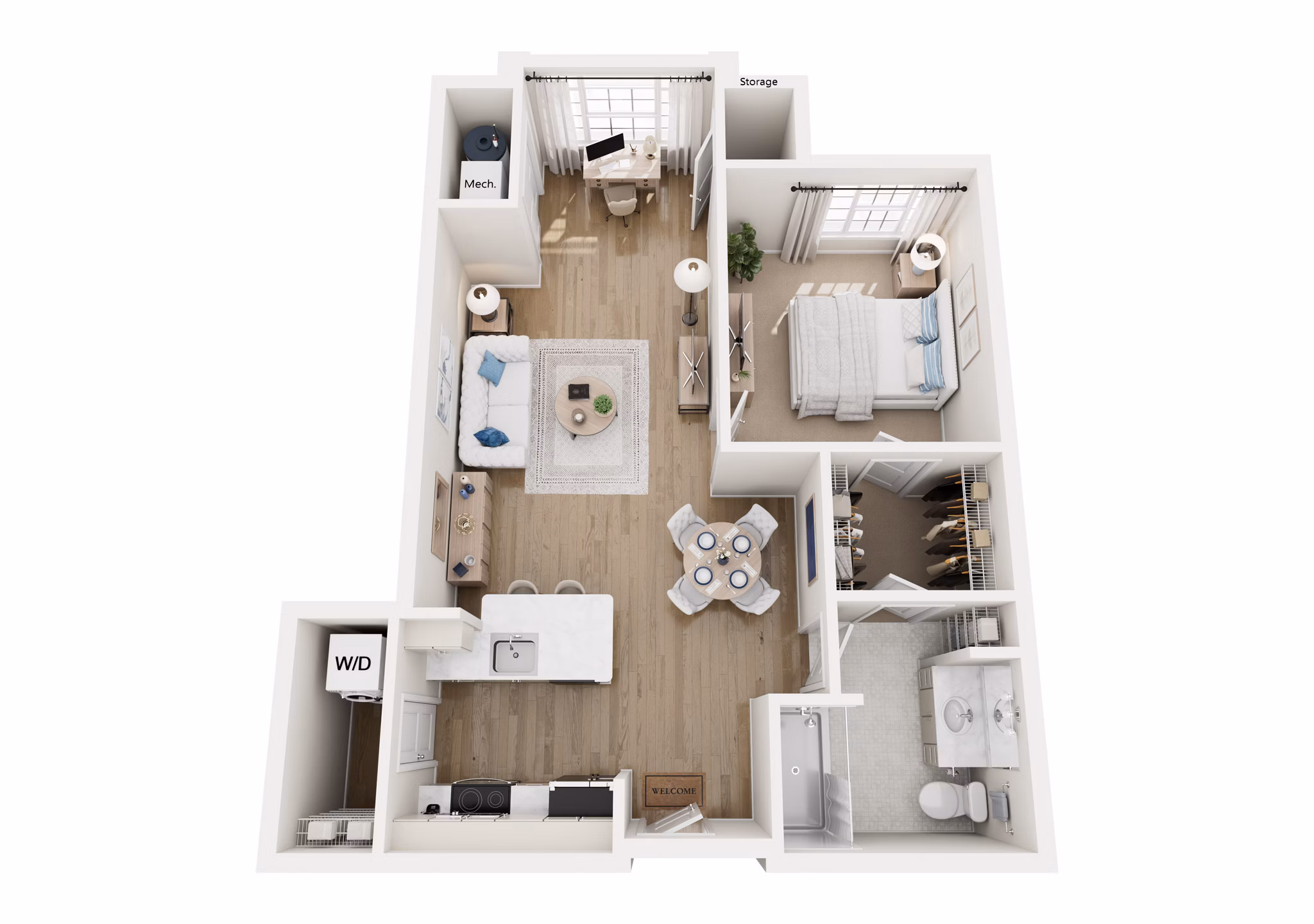 floorplans for The Summerfield Apartments