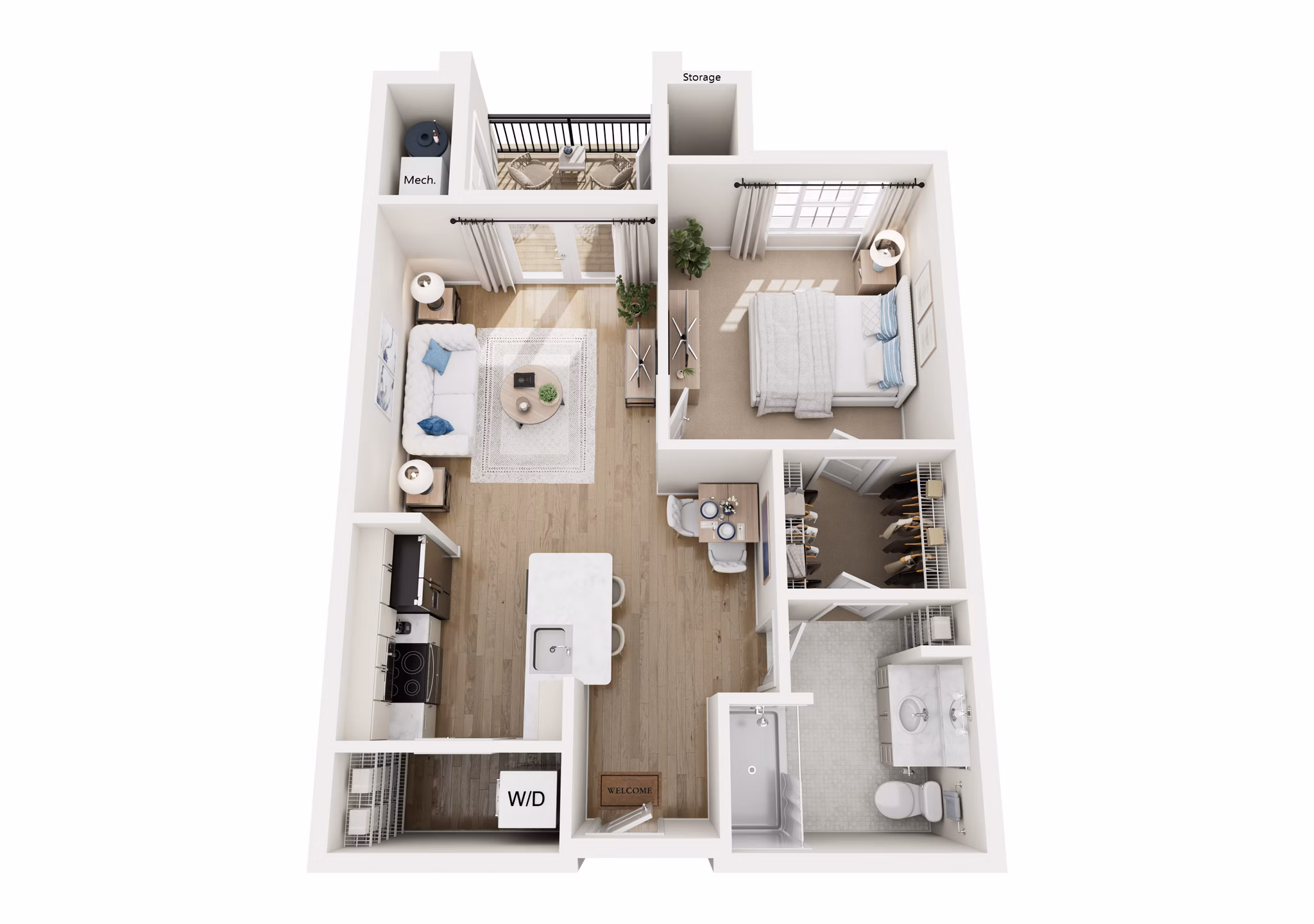 floorplans for The Summerfield Apartments